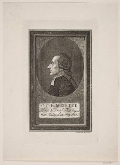 Portræt af C. G. L. Meister