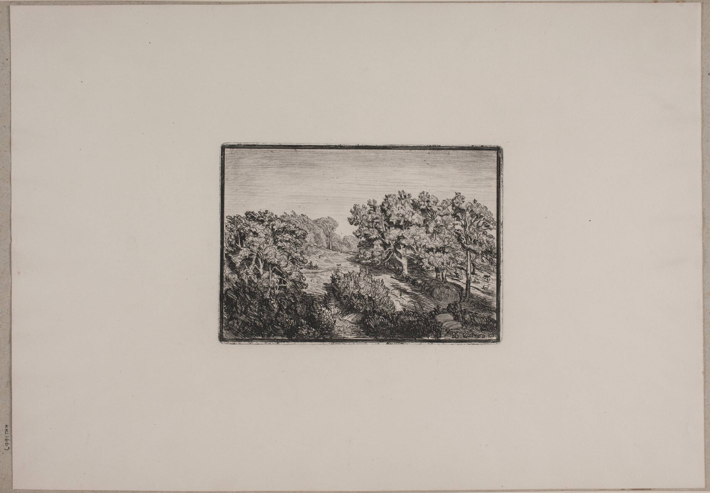 Parti fra Østrøø, Niels Skovgaard, 1891