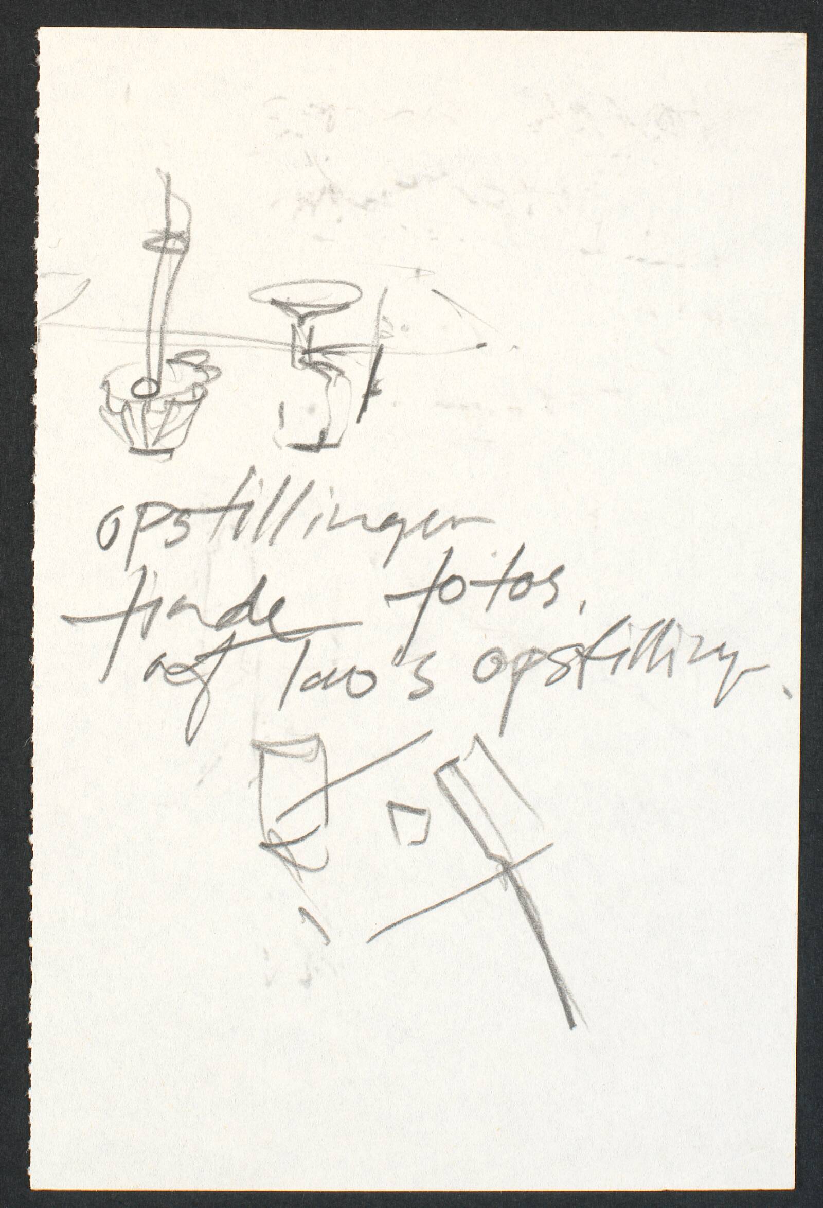 Tegning, Lone Høyer Hansen, 1983