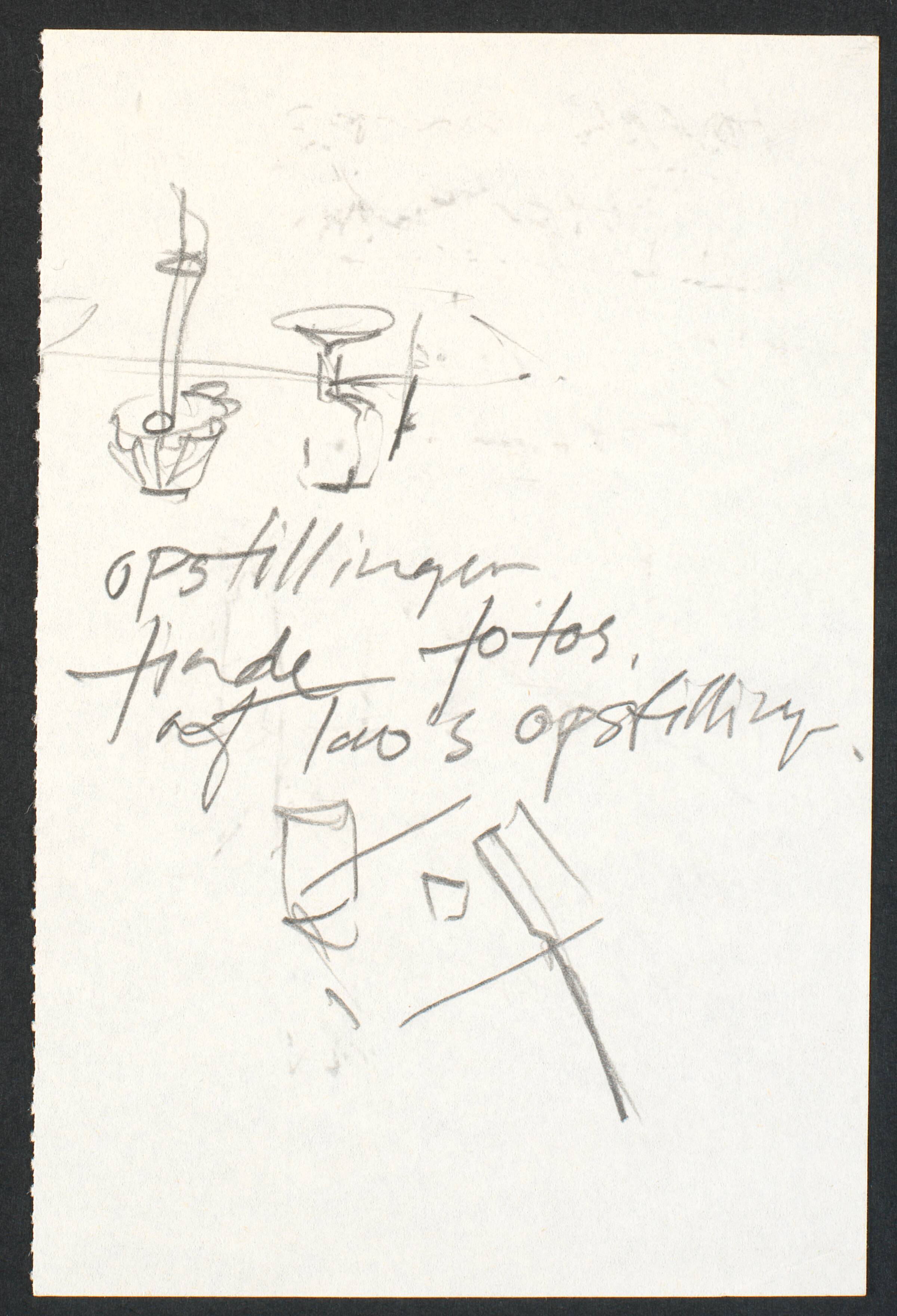 Tegning, Lone Høyer Hansen, 1983