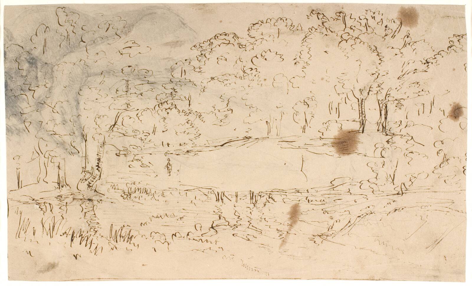 En skovsø, Dankvart Dreyer, 1844-1846