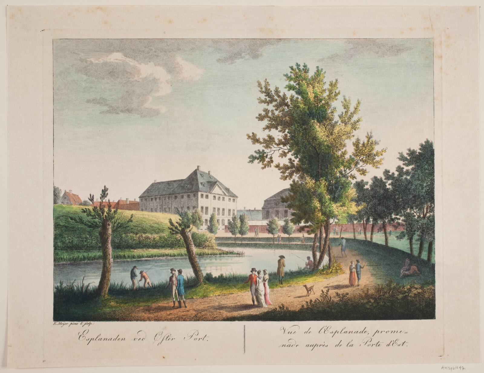 Esplanaden ved Øster Port, Elias Meyer, 1763-1809