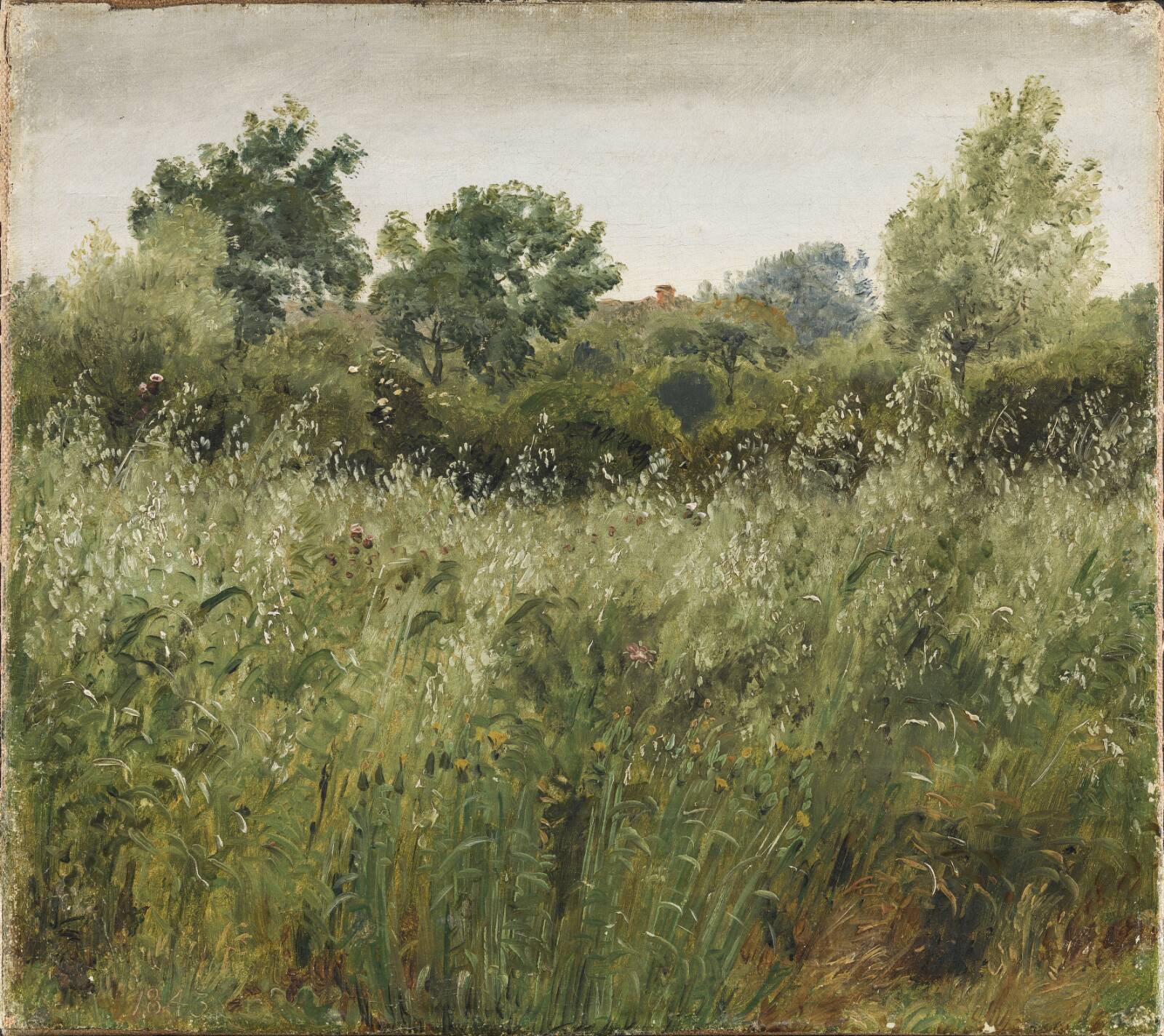 Havremark ved Vejby, P.C. Skovgaard, 1843