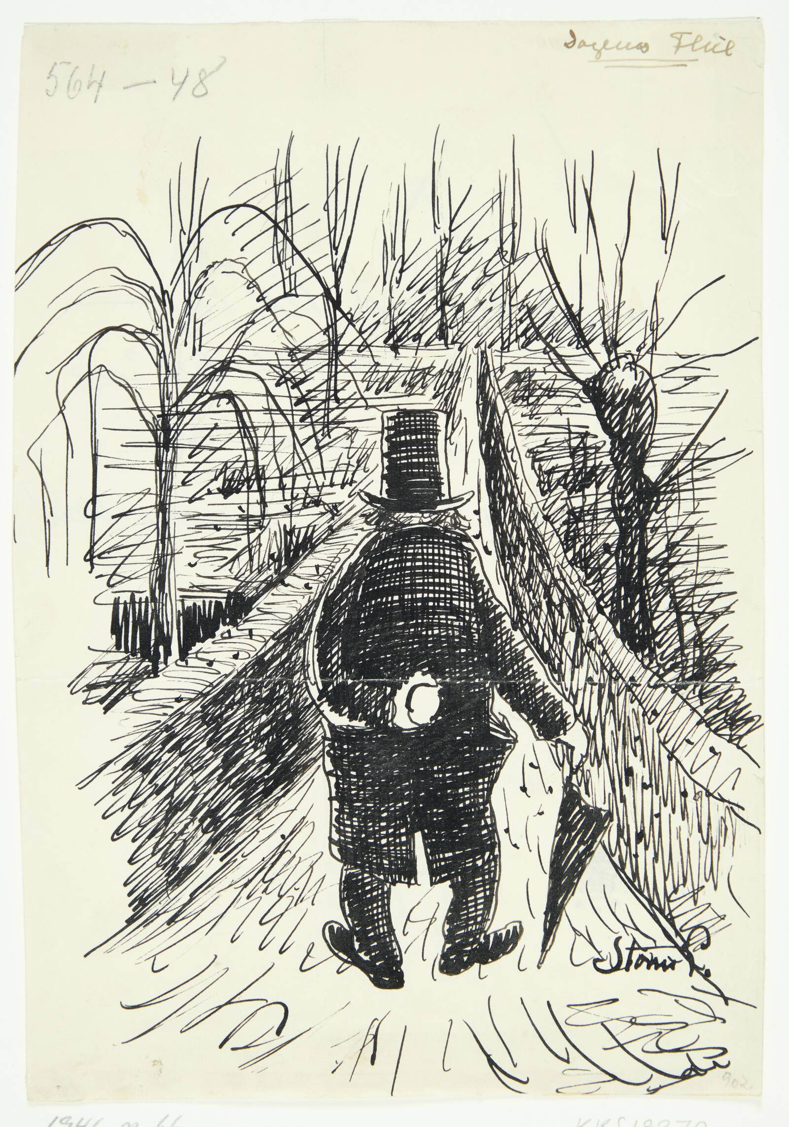 Blad til "Dagens flue", Storm Petersen, Robert, 1944