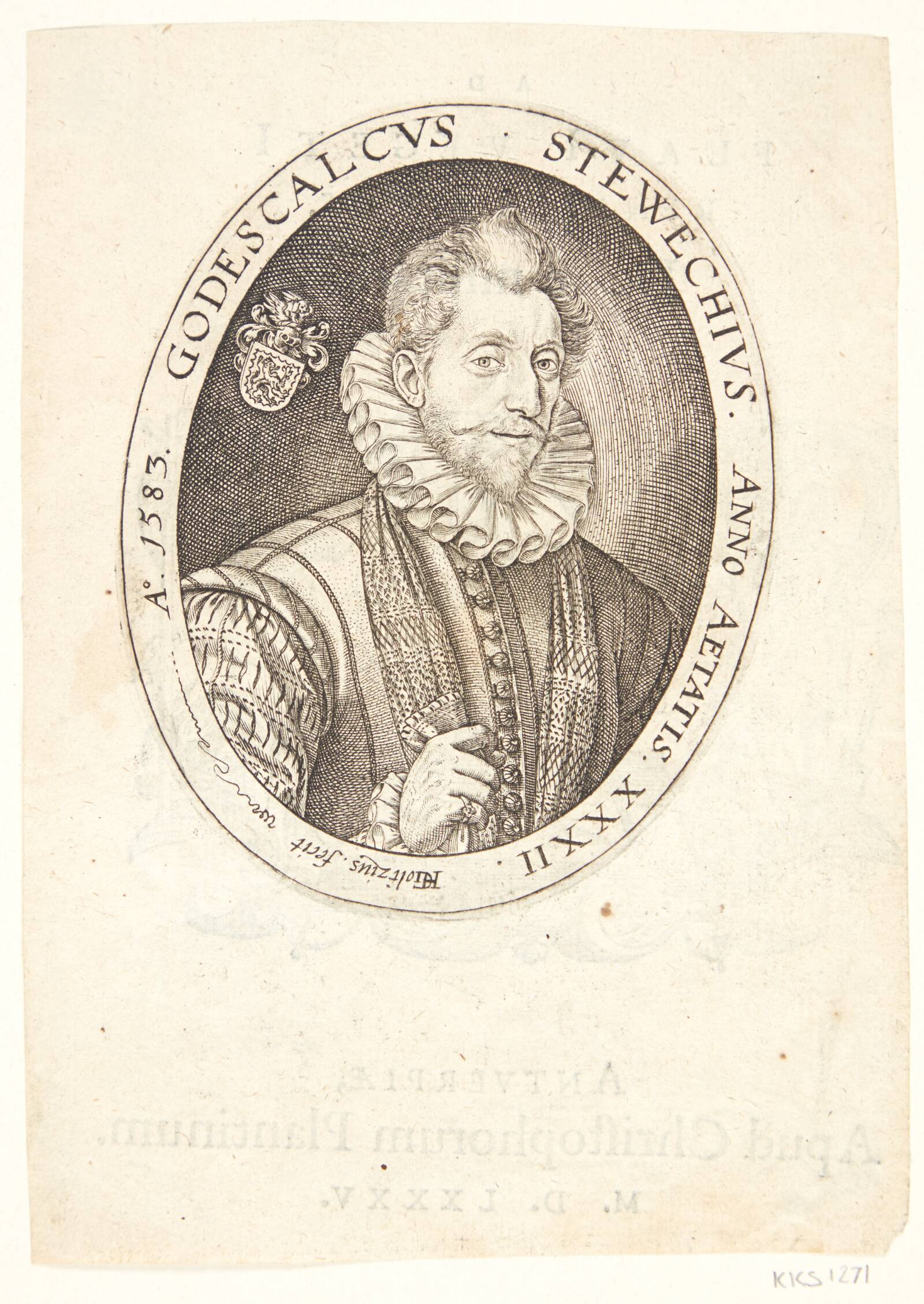 Godescalcus Stewechius, Hendrick Goltzius, 1583-1563