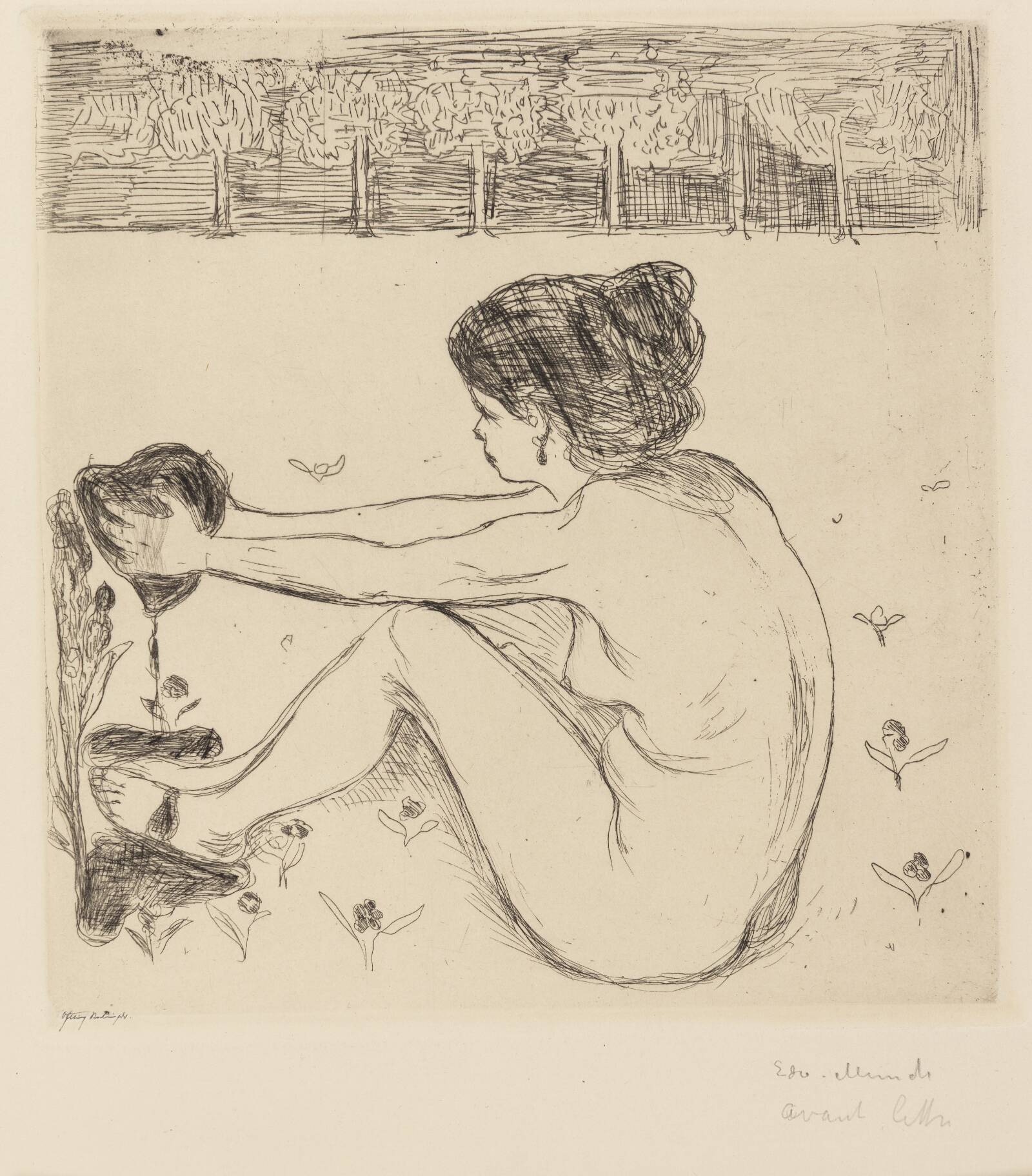Kvinden og hjertet, Edvard Munch, 1896