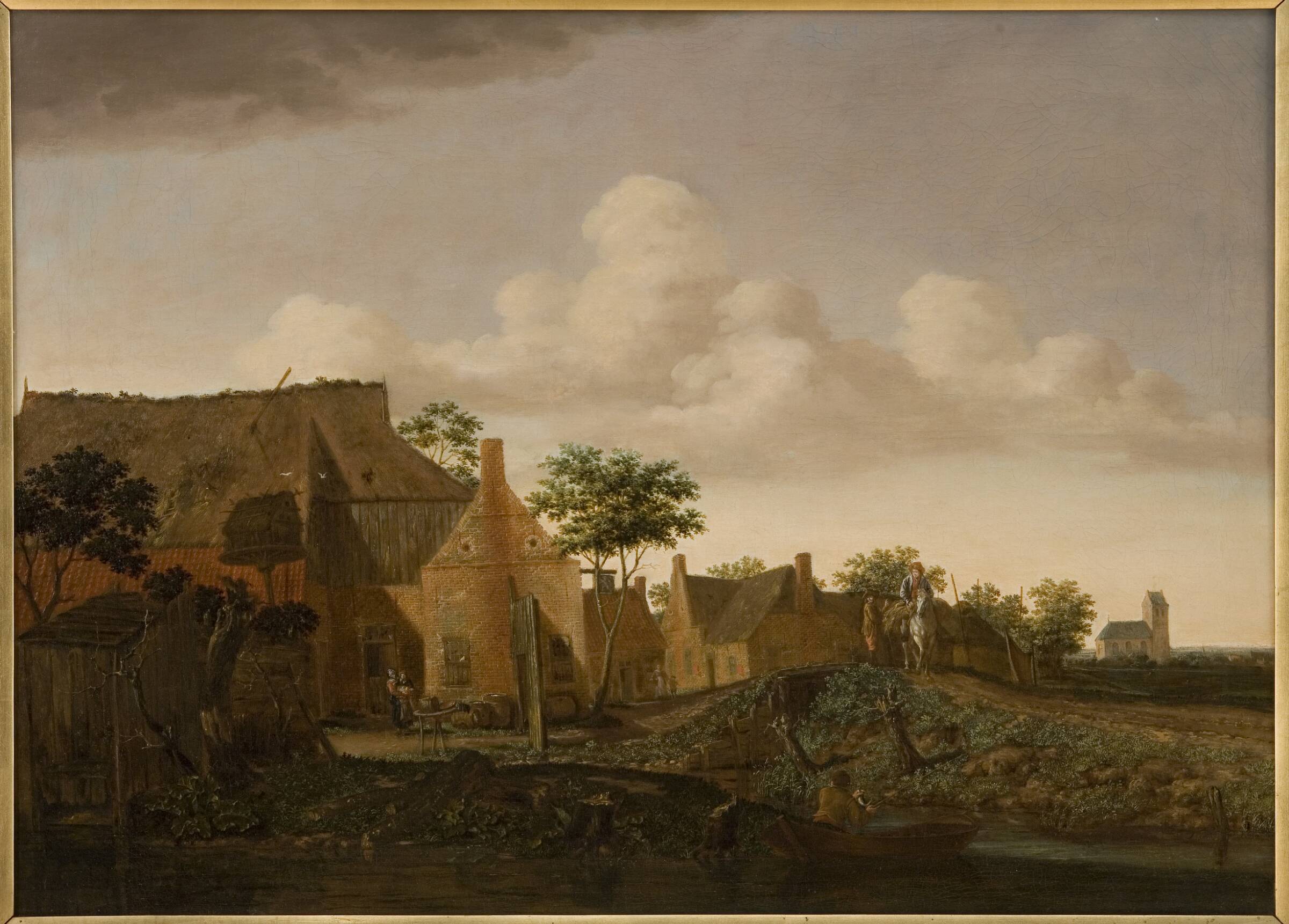 Hollandsk landsby, Emanuel Murant, 1637-1700