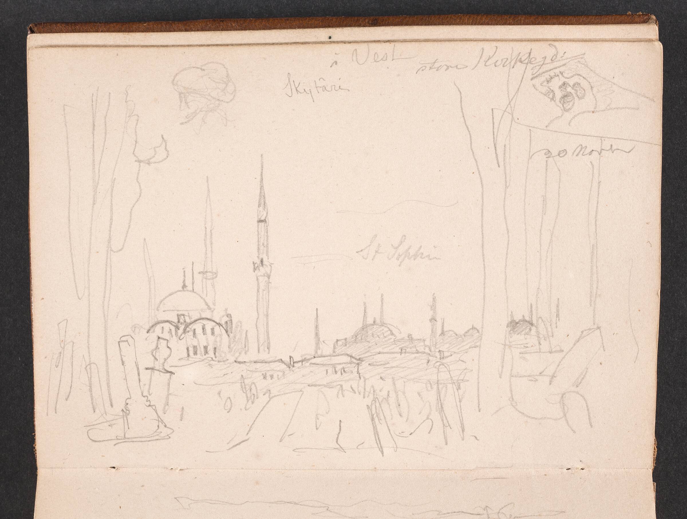 Skytaris store kirkegård, Anton Melbye, 1853