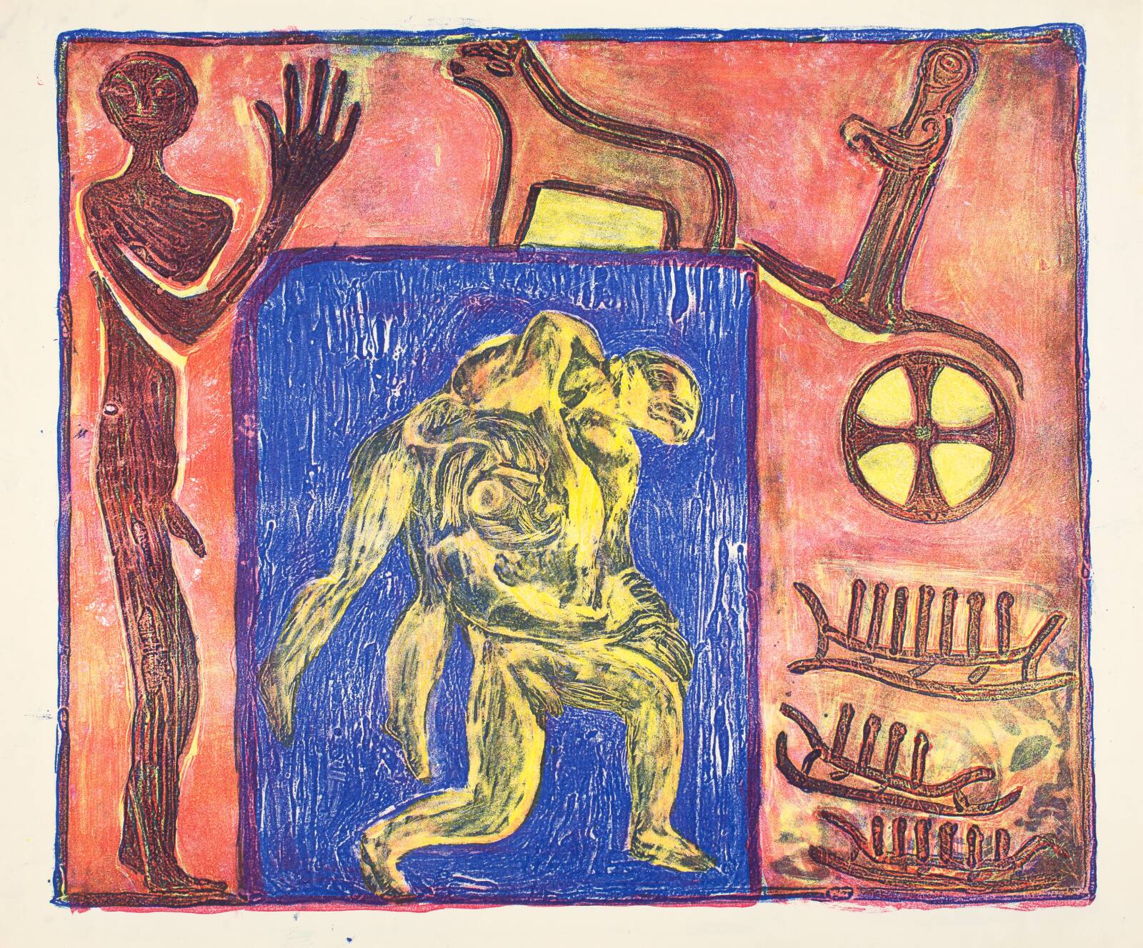 Helleristning, Reidar Magnus, 1955