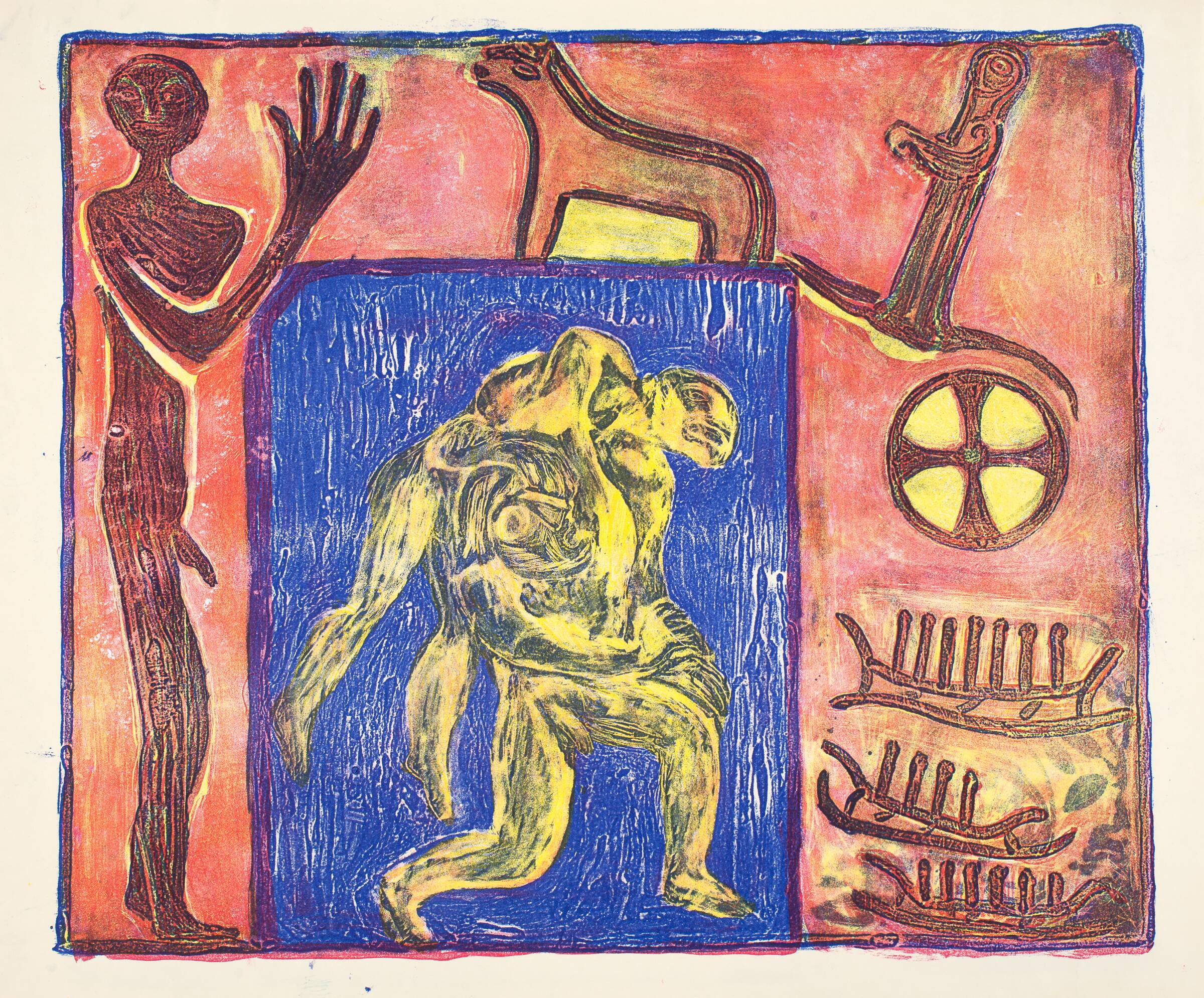 Helleristning, Reidar Magnus, 1955