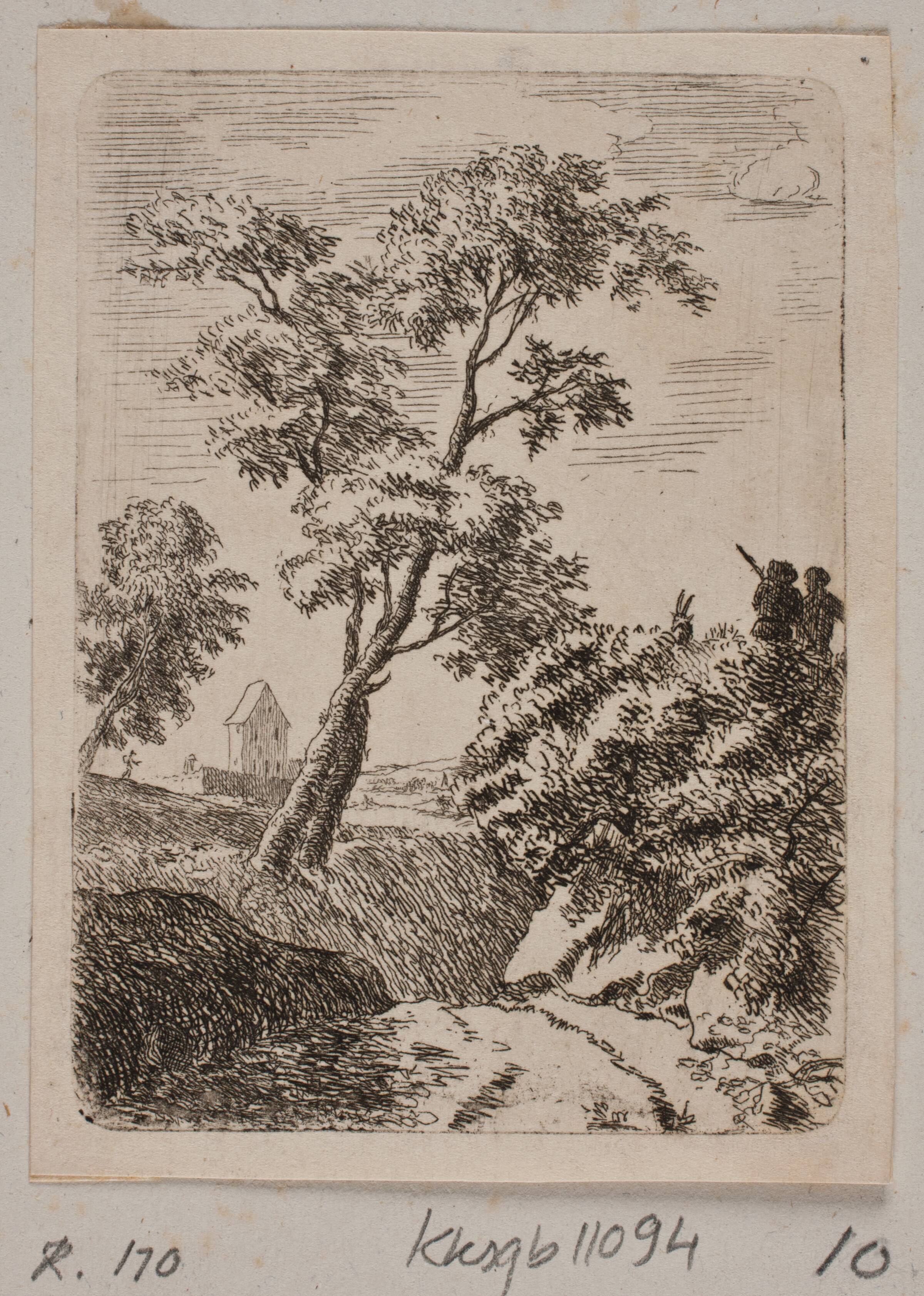 Et Landskab, B. Flügge, 1750-1774