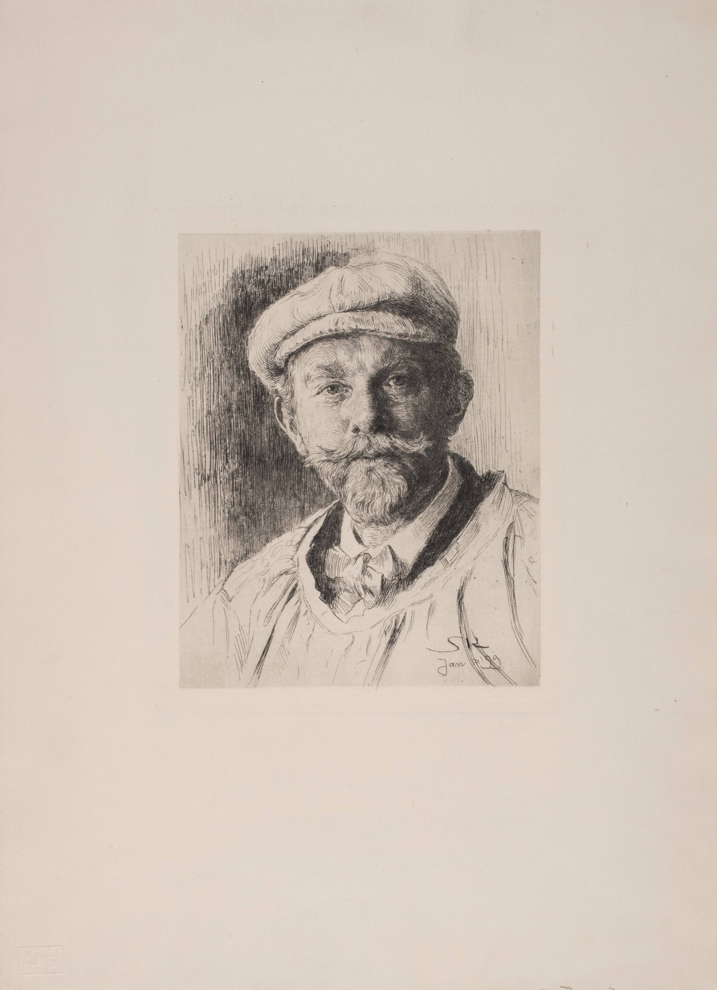 Selvportræt, P.S. Krøyer, 1899