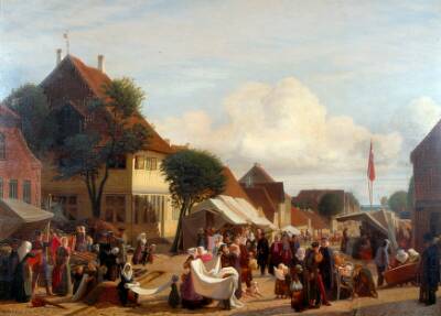 En markedsdag i Fredericia