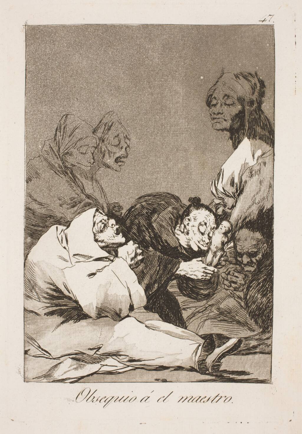 En gave til mesteren, Francisco de Goya, 1797-1798