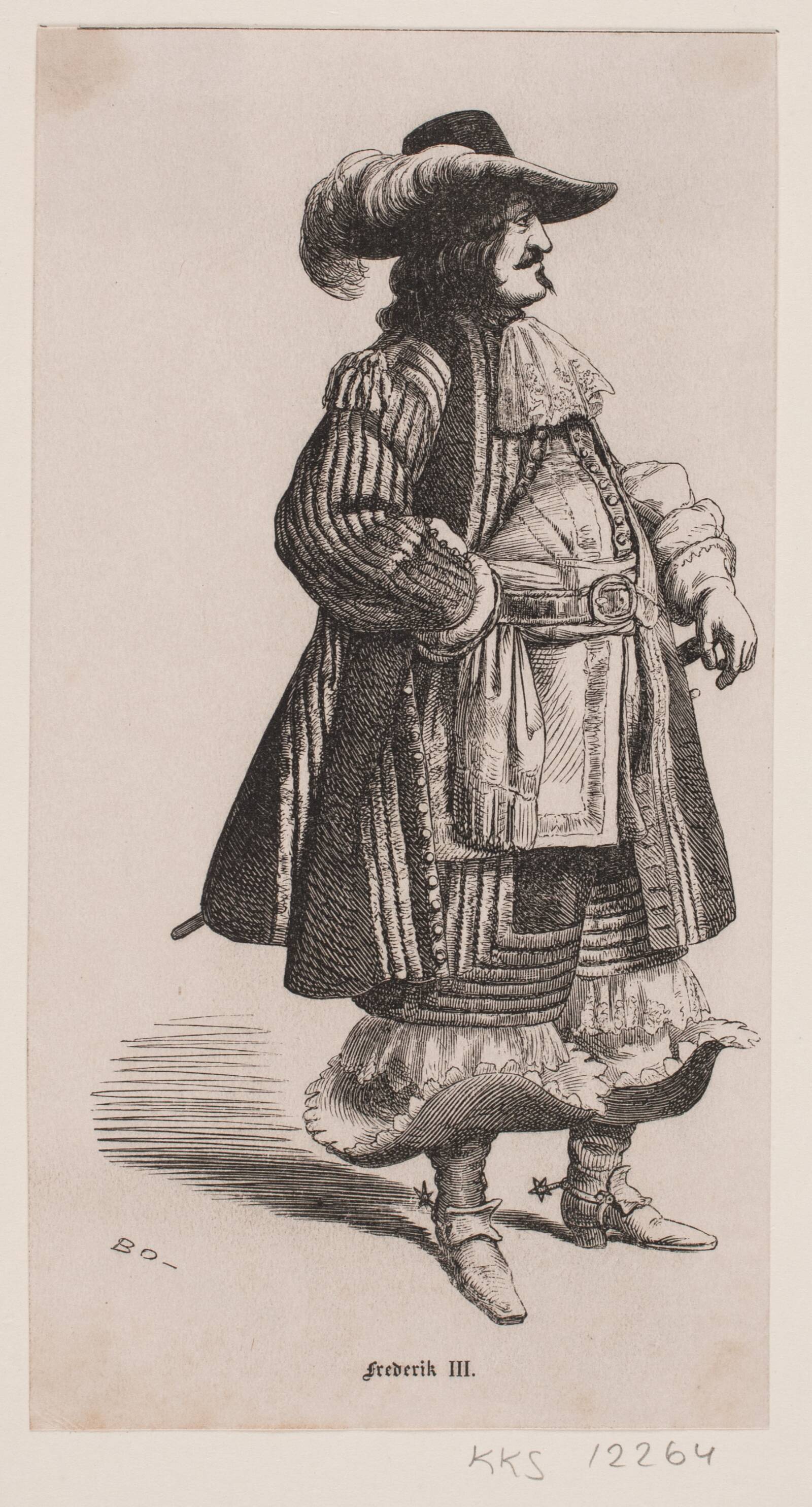Frederik III, Bernhard Olsen, 1859-1860