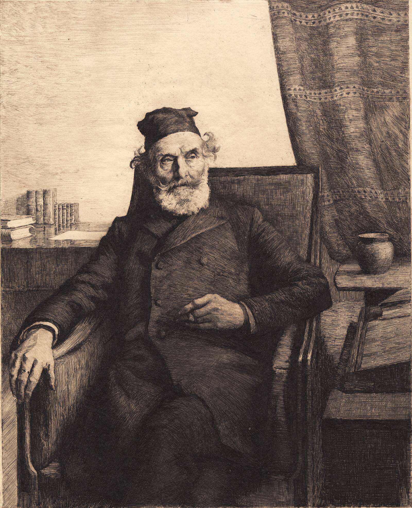 Kunstnerens fader, Jens Peter Ilsted, Peter Ilsted, 1900