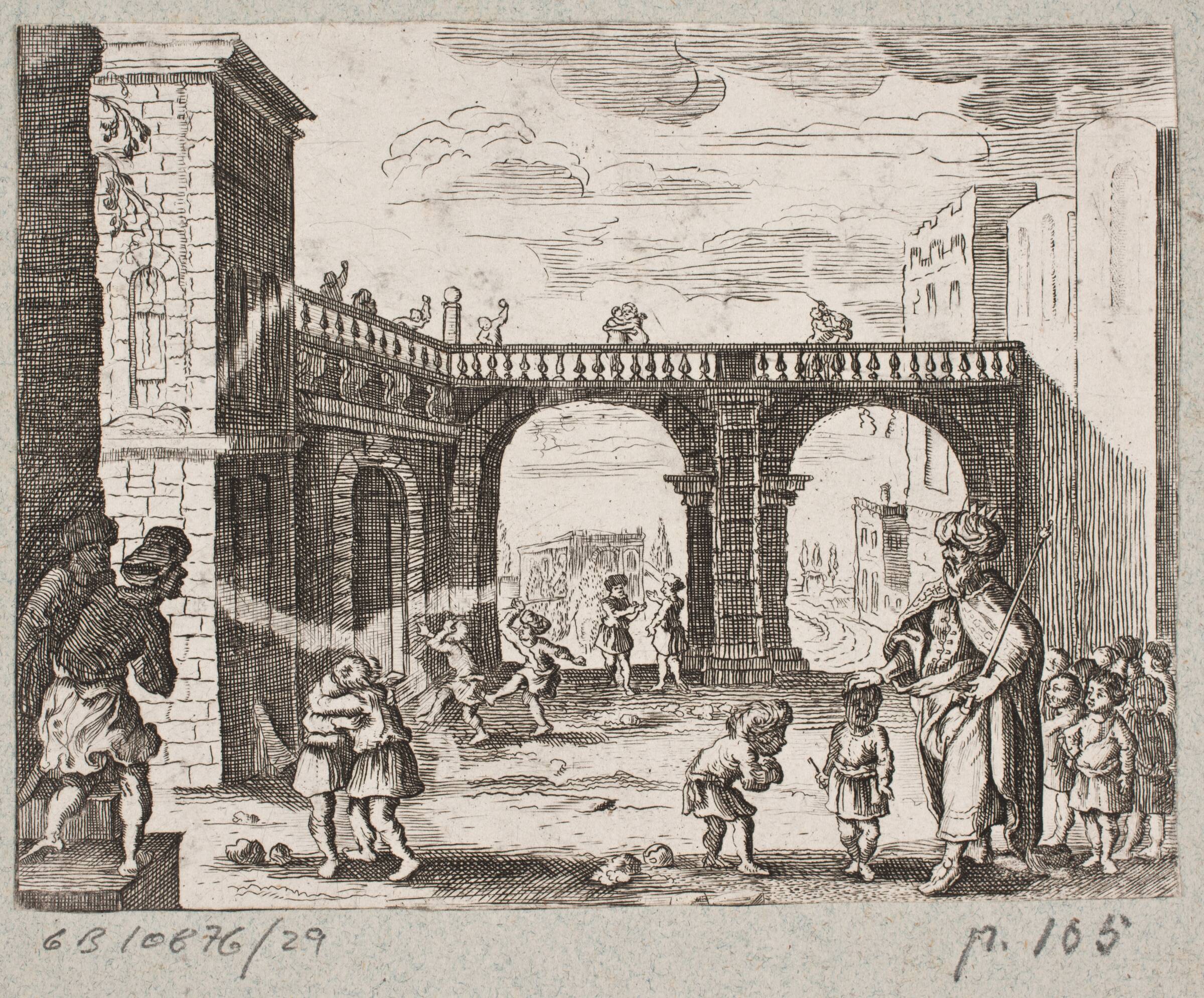 Illustration til Adam Olearius, “Persianischer Rosenthal von einem Sinnreichen Poeten Schich Saadi […]”, Schleswig 1660, J. Muller, 1645