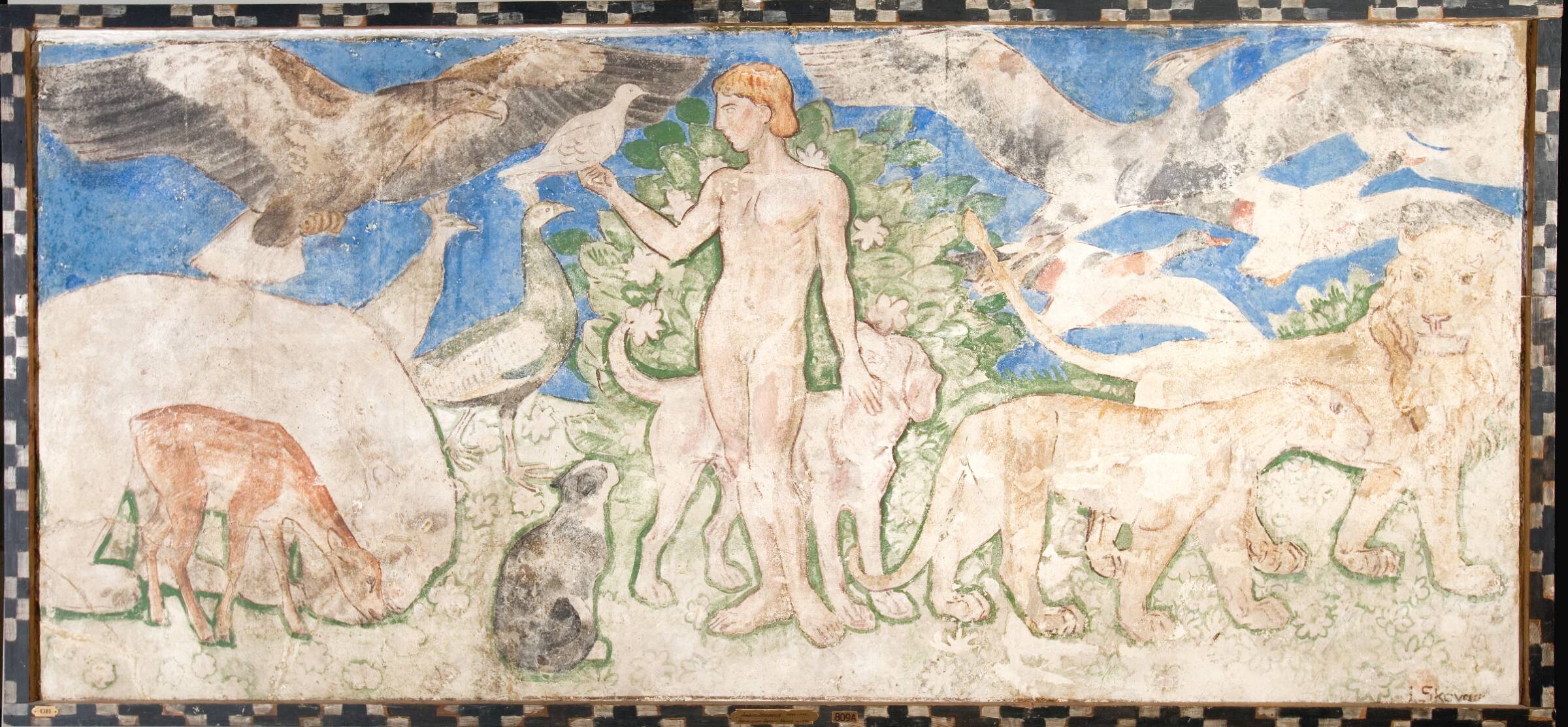 Adam giver dyrene navne, Joakim Skovgaard, 1871-1933