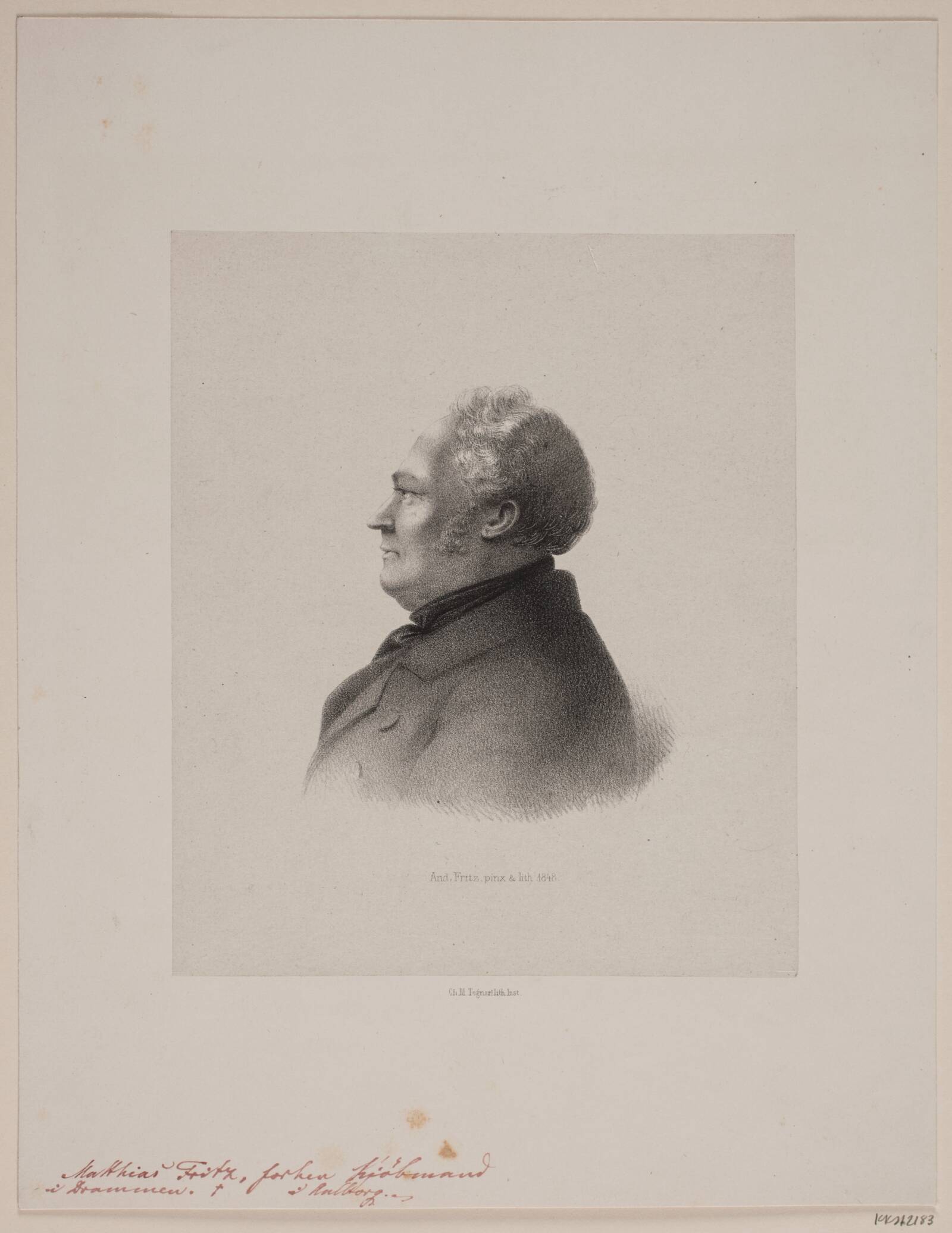 Matthias Fritz, Andreas Fritz, 1848