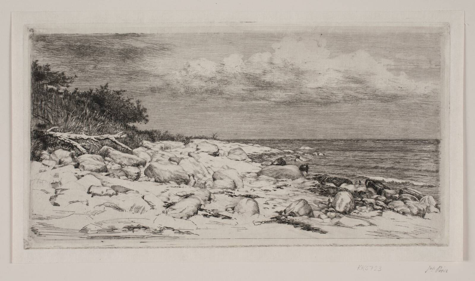 Stenet Strandbred, Carl Bloch, 1889