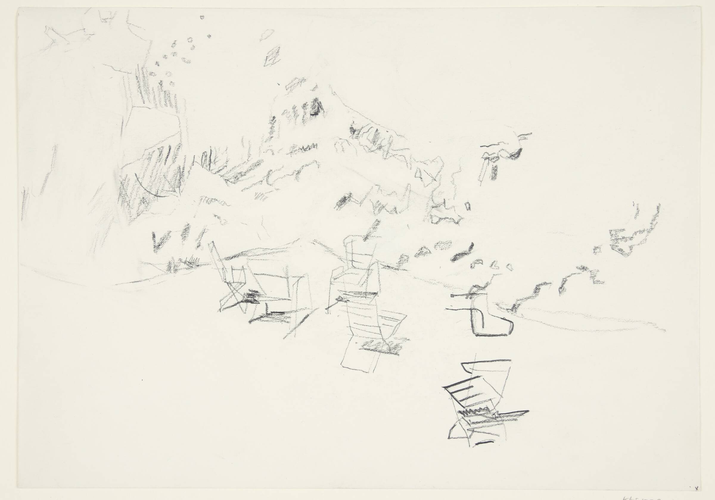Havestole i park, Hanne Sejrbo Nielsen, 1975