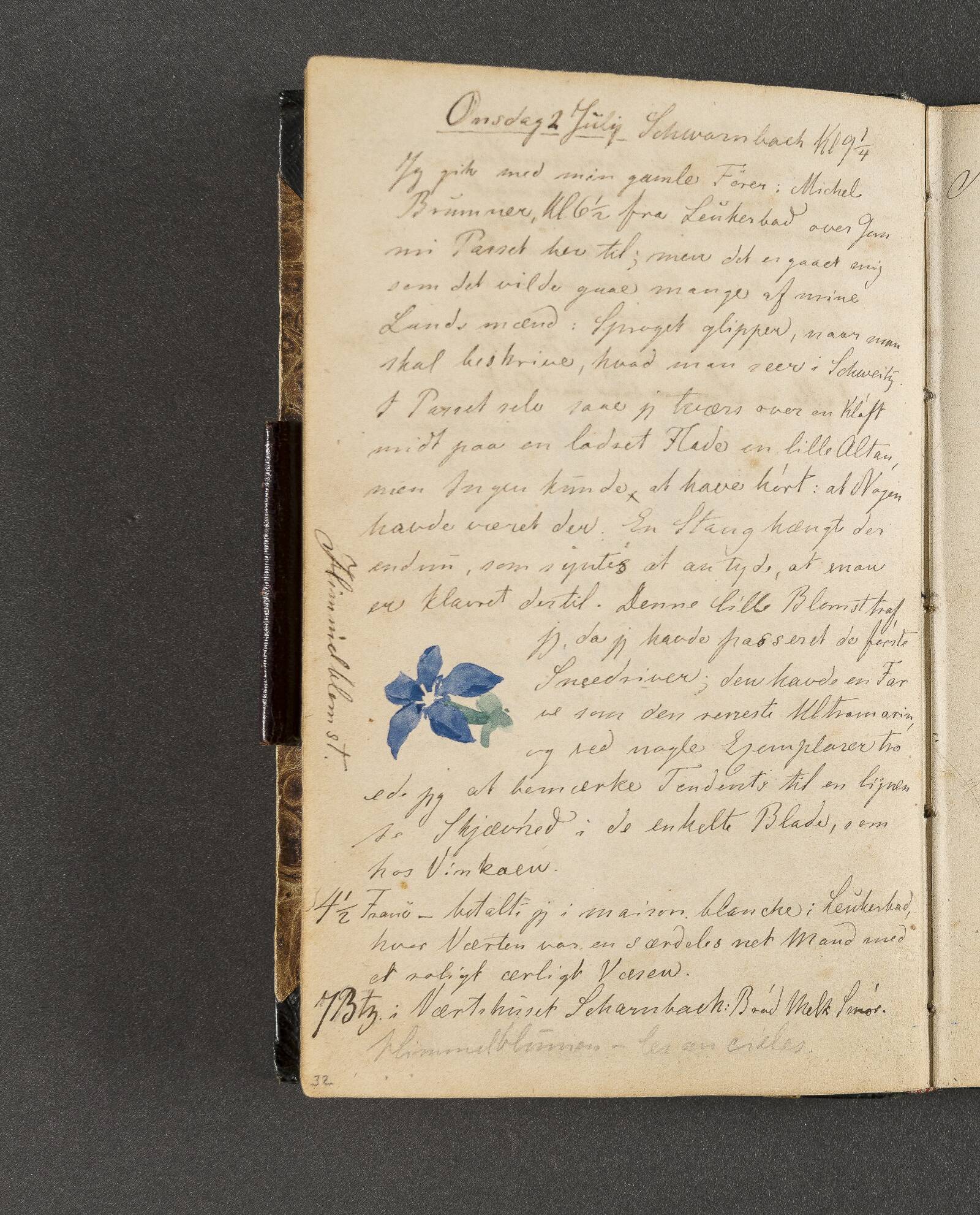 Rejsedagbog, Johan Thomas Lundbye, 1845