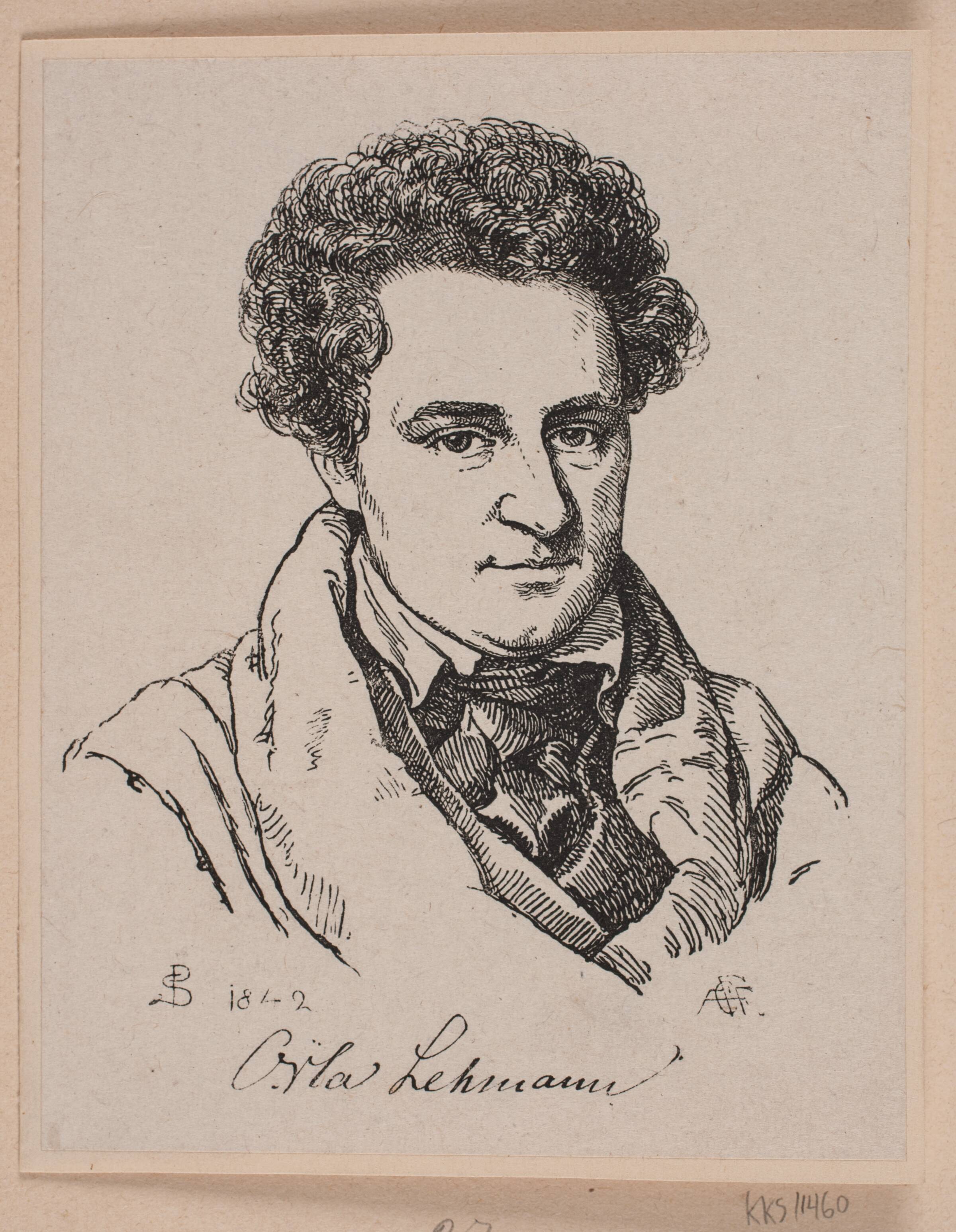 Orla Lehmann, Andreas Flinch, 1842