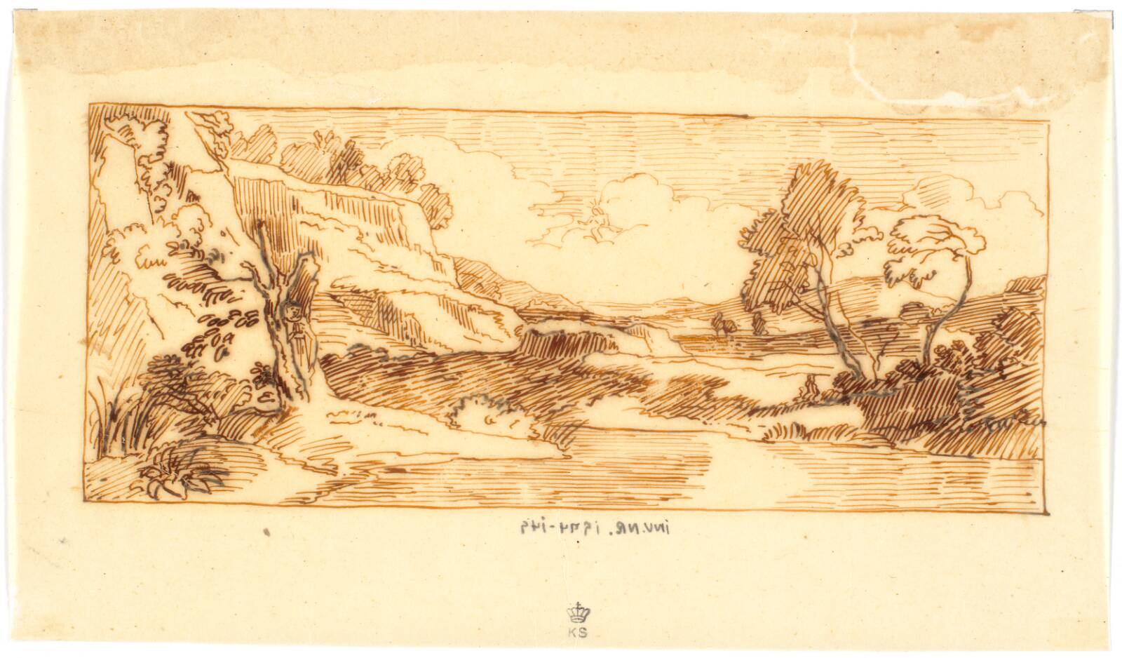 Landskab, Martinus Rørbye, 1803-1848