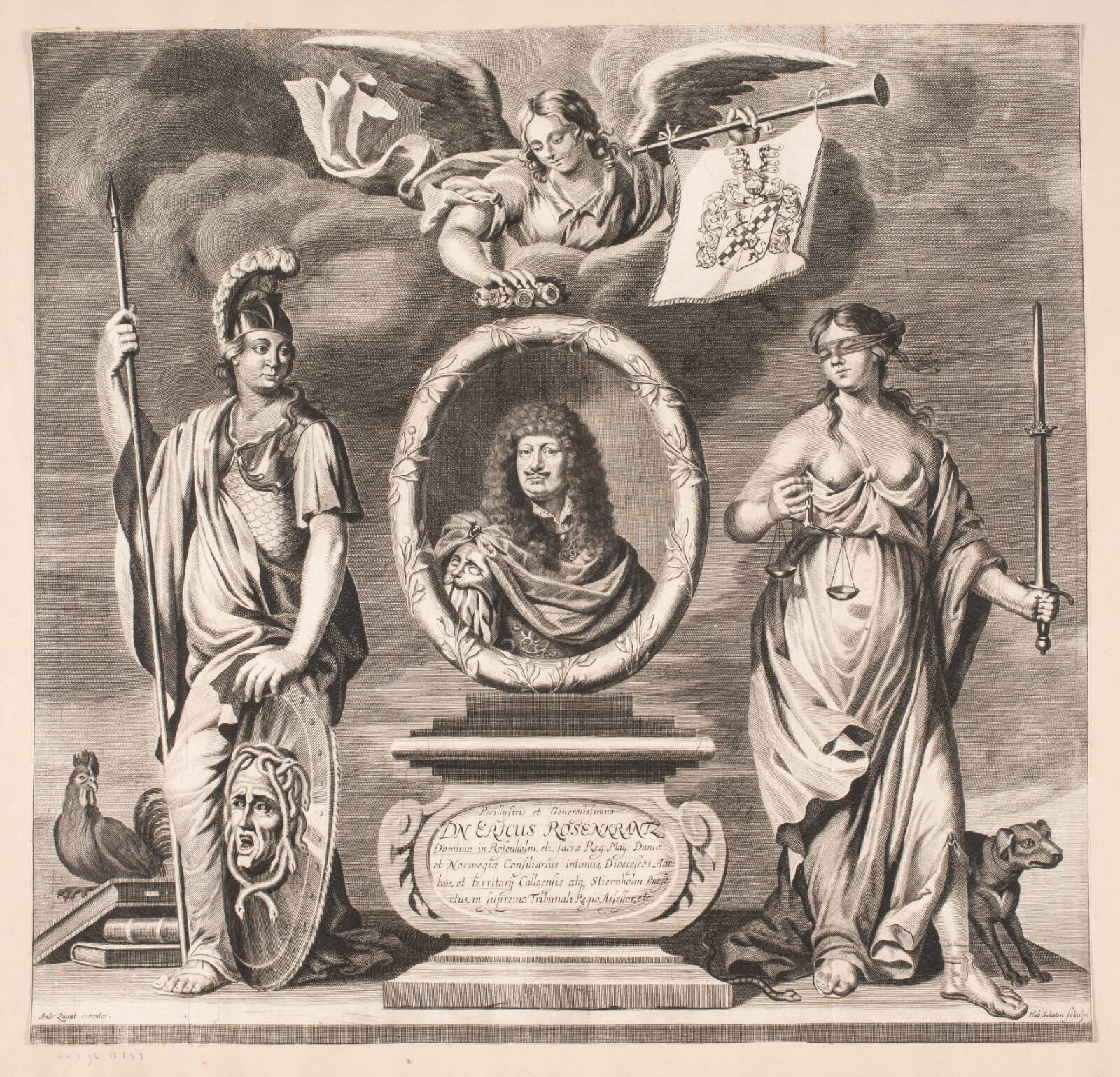 Erik Rosenkrantz, Hubert Schaten, 1612-1681