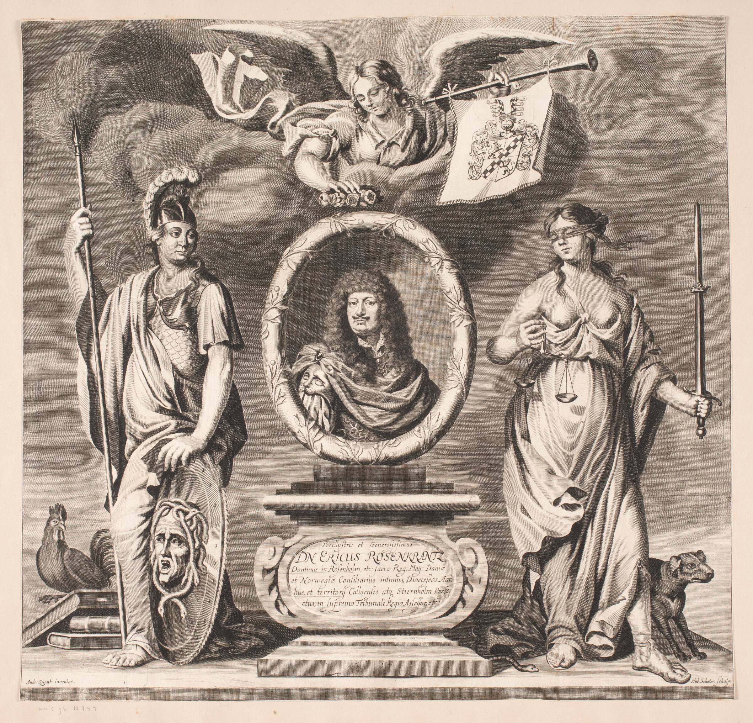 Erik Rosenkrantz, Hubert Schaten, 1612-1681