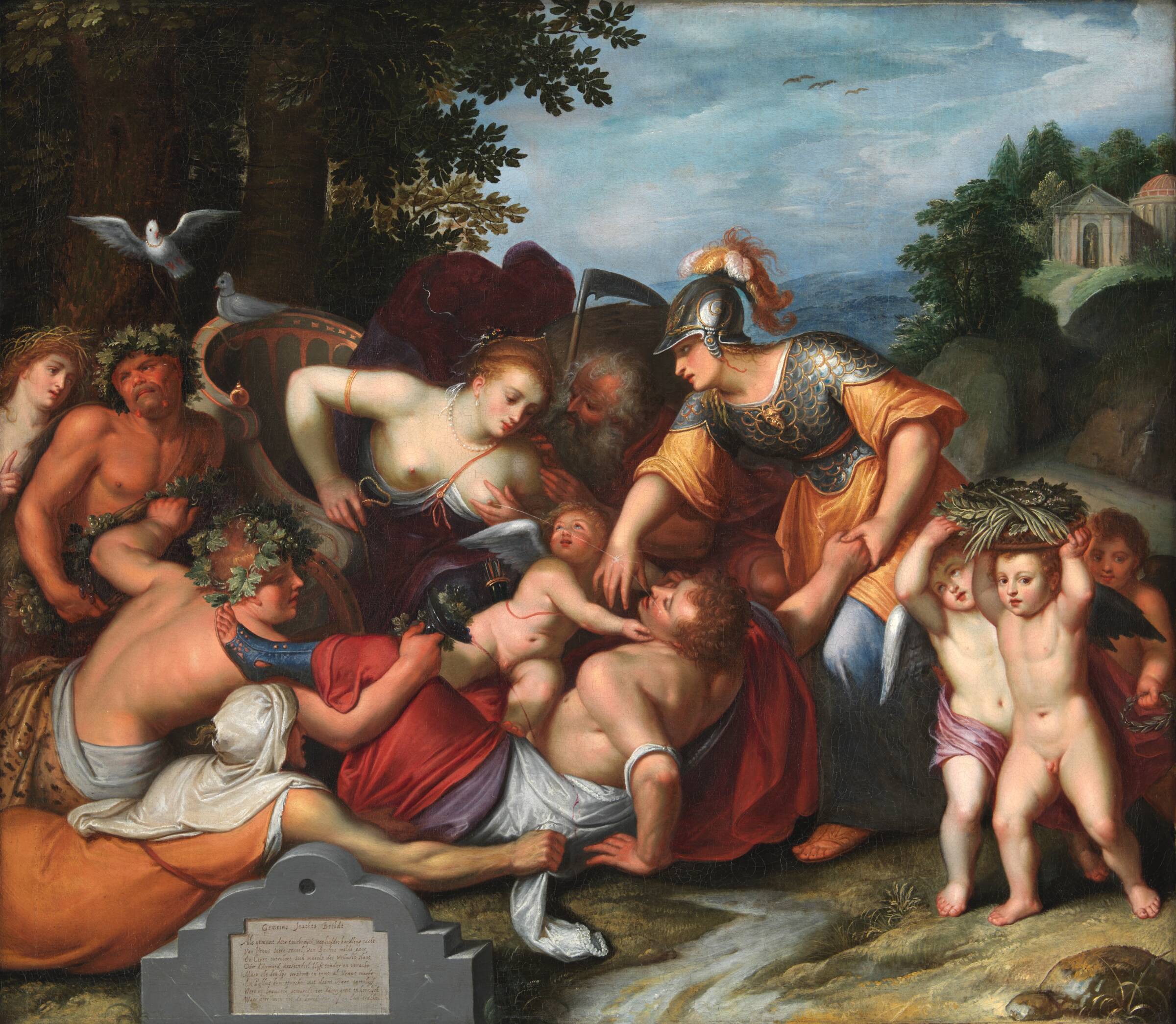 Gemeine Jeuchts Beeldt. Allegori på ungdommens fristelser, Неизвестный художник, 1598-1610