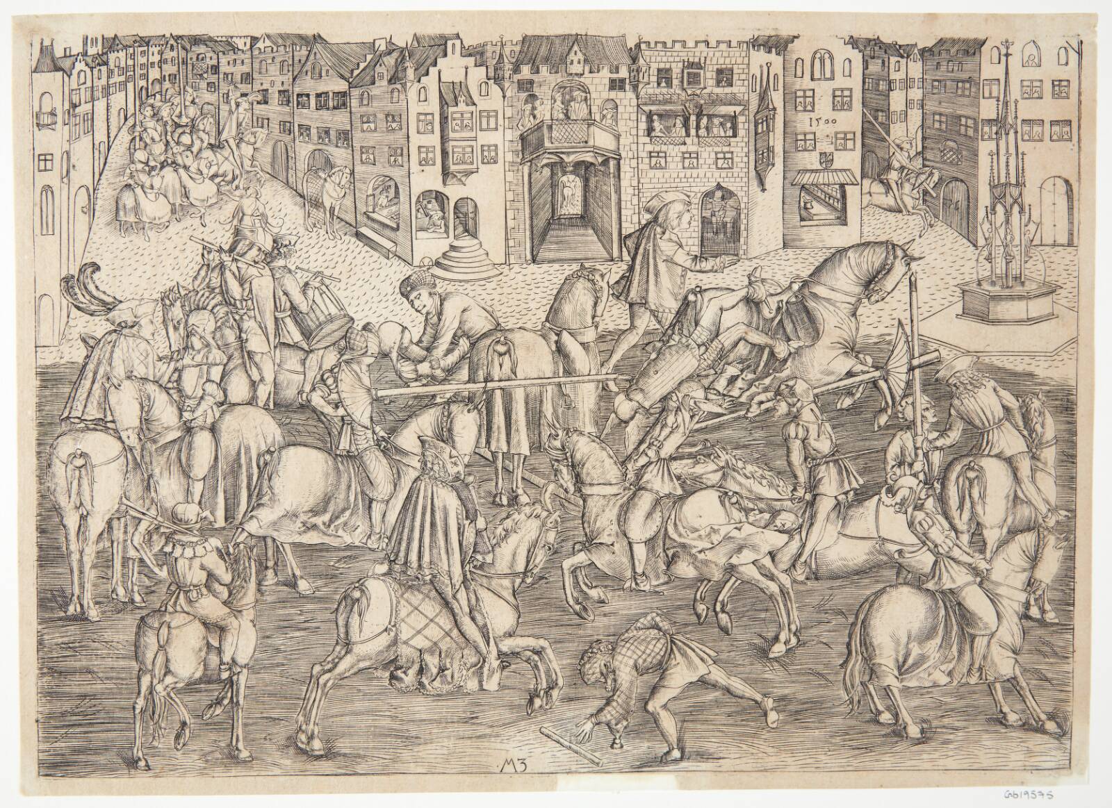 Den store ridderturnering, Monogrammist MZ, 1490-1510