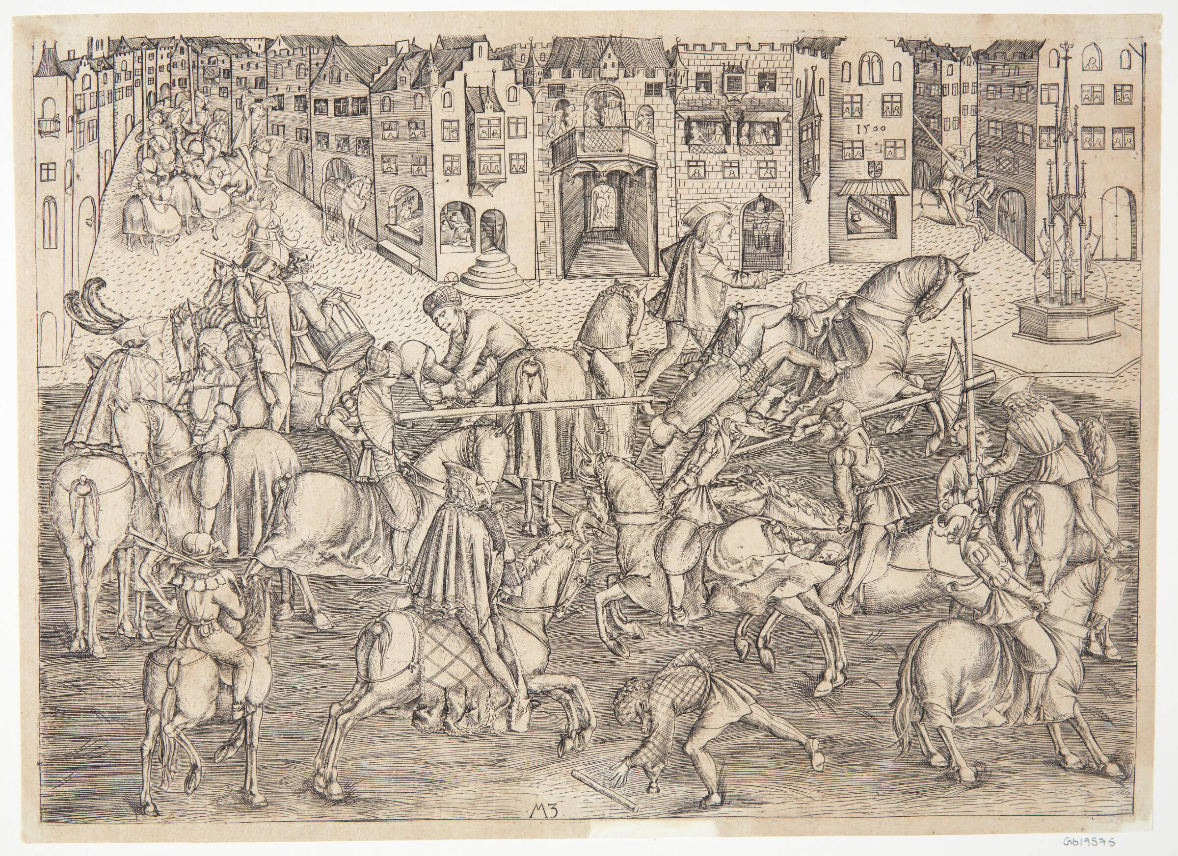 Den store ridderturnering, Monogrammist MZ, 1490-1510