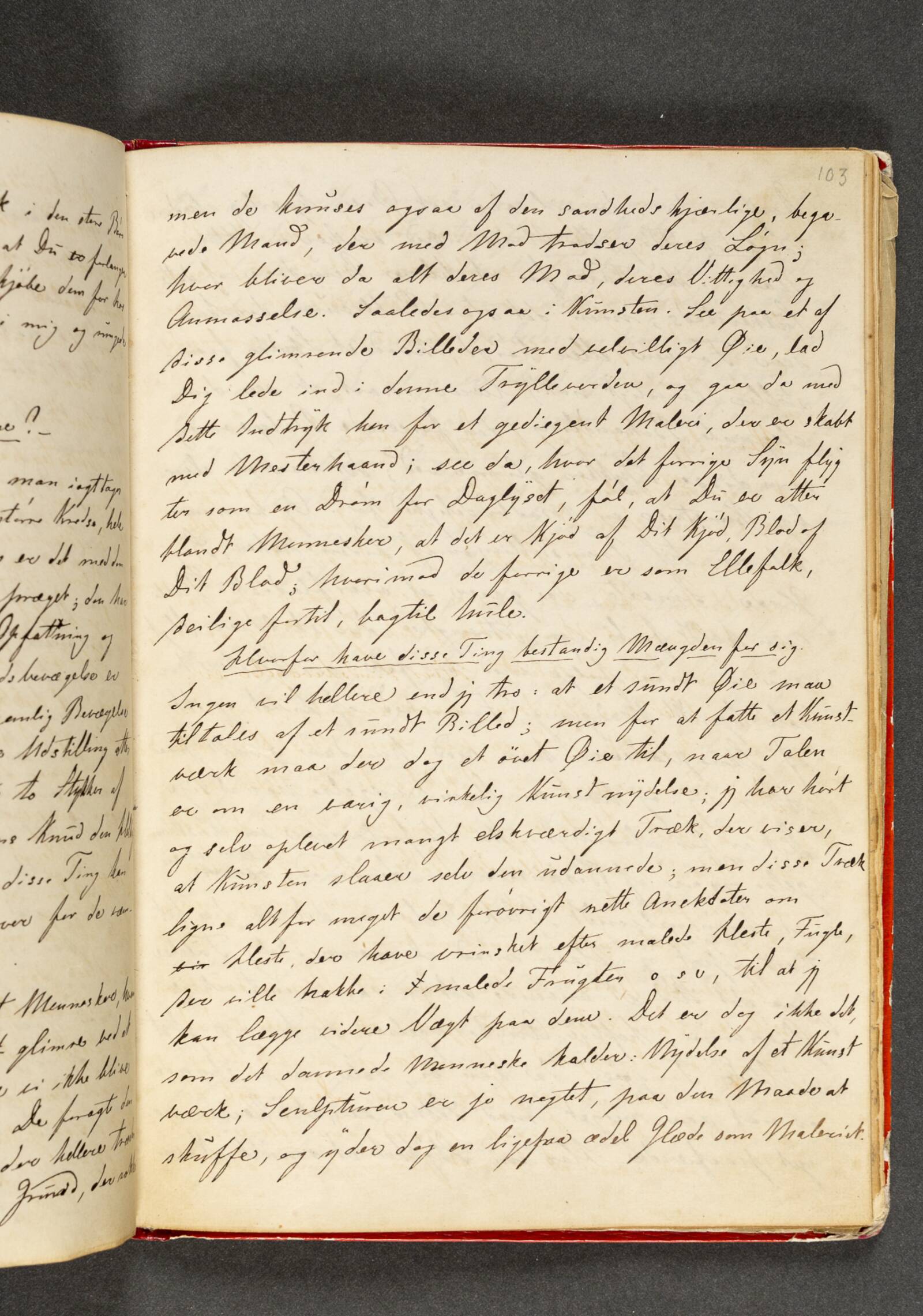 Dagbog. Side 103, Johan Thomas Lundbye, 1844
