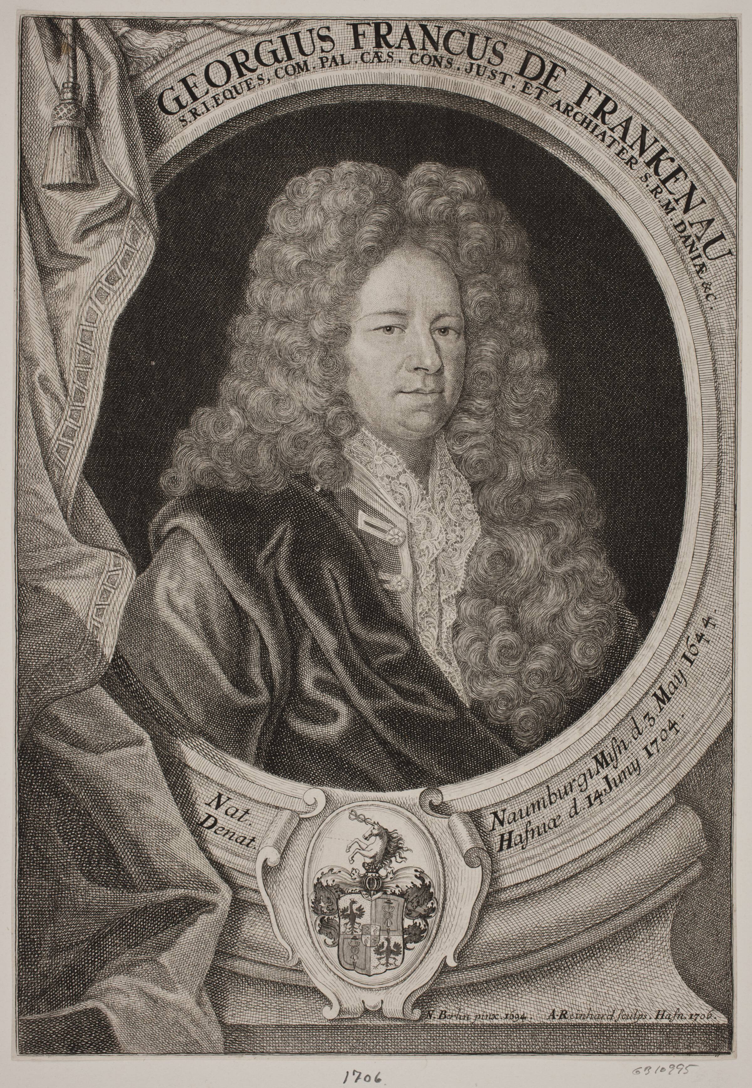 Georg Franck von Franckenau, Andreas Reinhardt, 1706