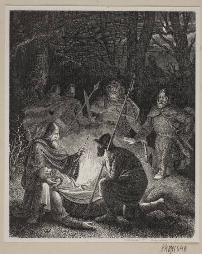 Illustration til Fabricius' Danmarks historie