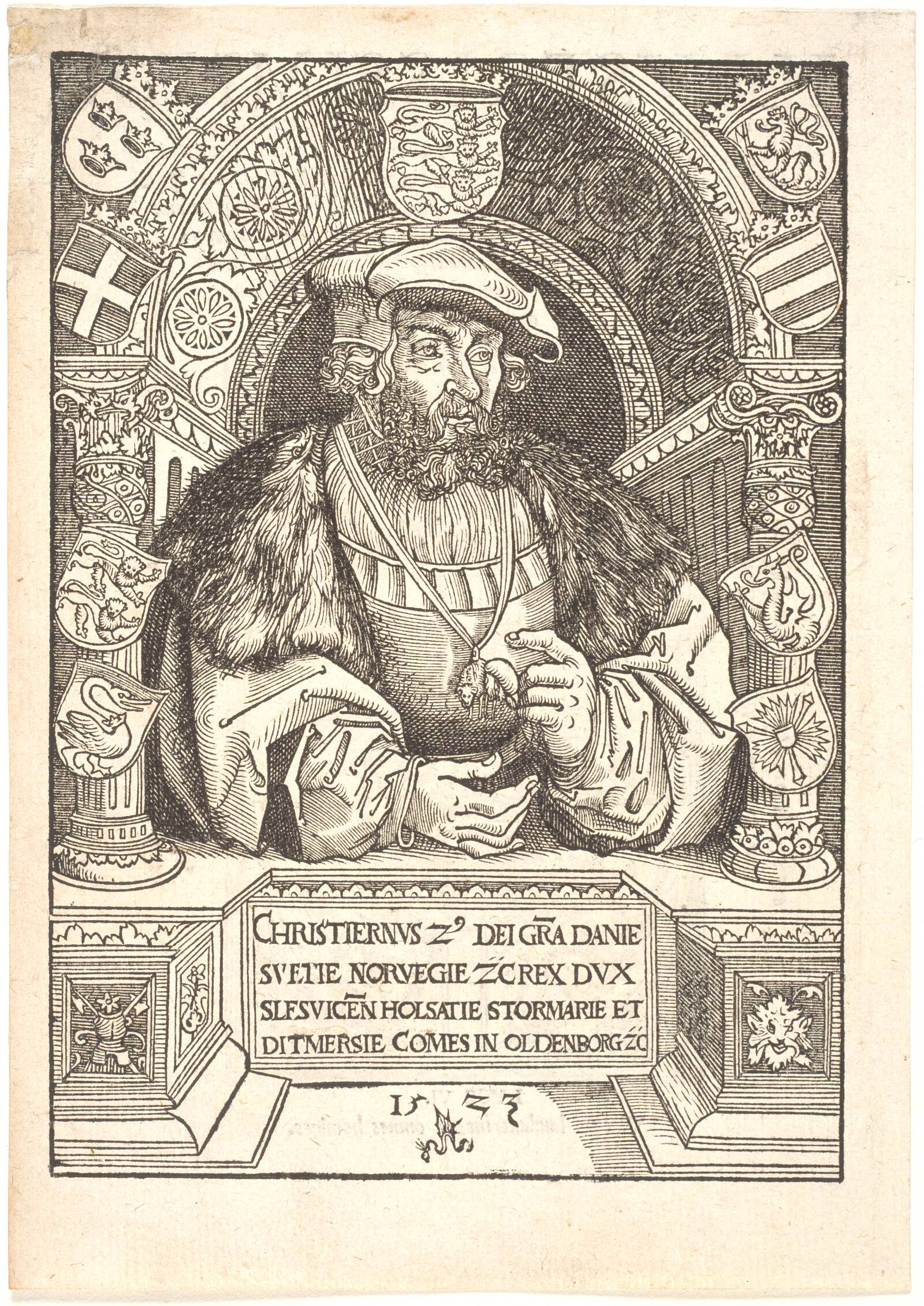 Kong Christian II af Danmark, Lucas Cranach, 1523