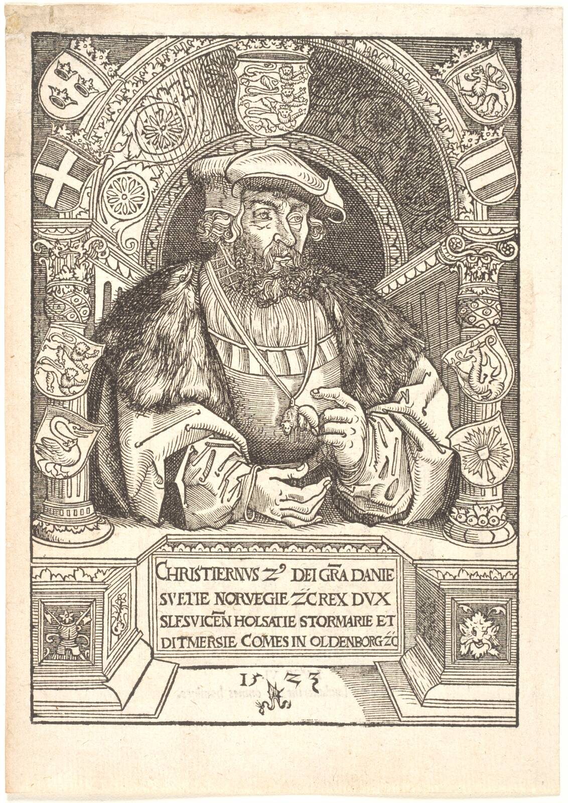 King Christian II of Denmark, by Lucas Cranach (I), 1523