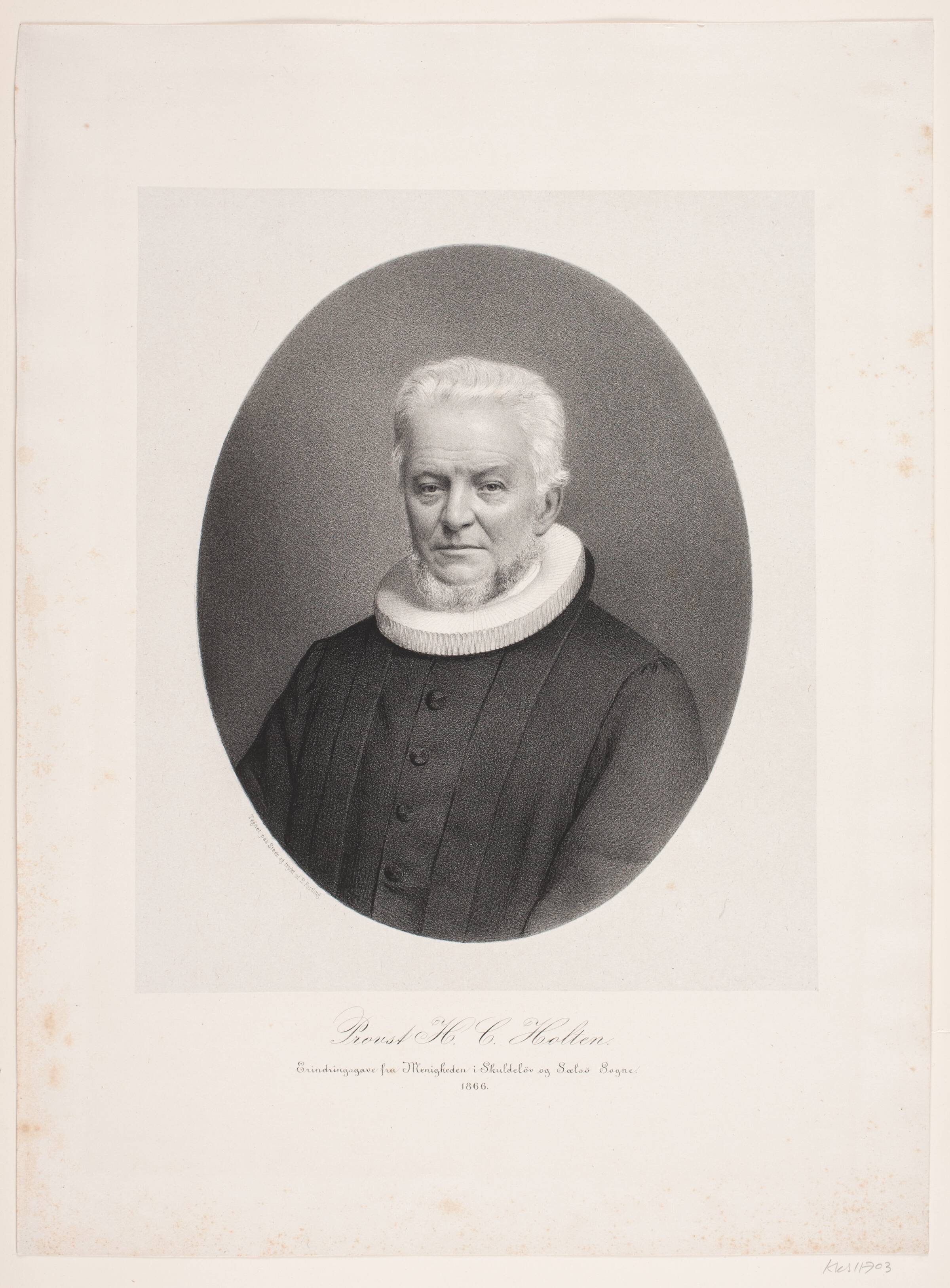 H. C. Holten, Edvard Fortling, 1866