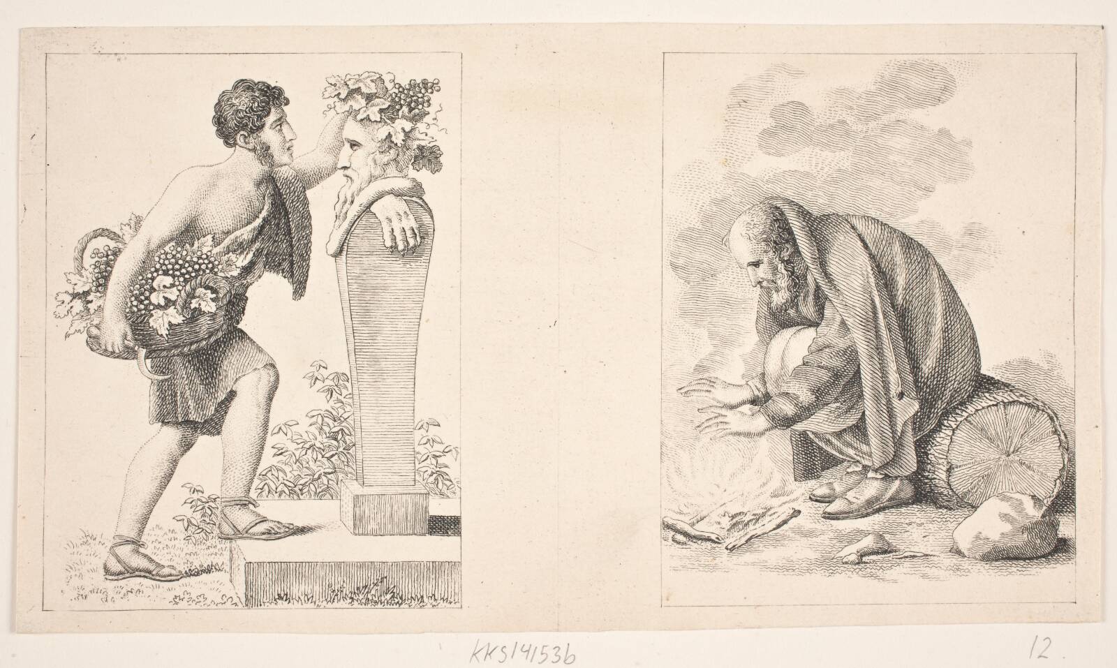 Årstiderne, Oluf Olufsen Bagge, 1811-1813