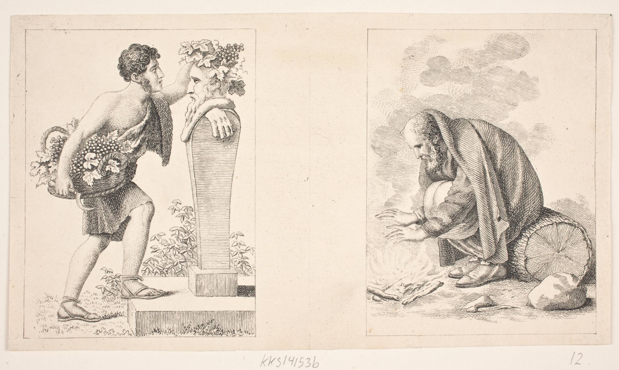 Årstiderne, Oluf Olufsen Bagge, 1811-1813