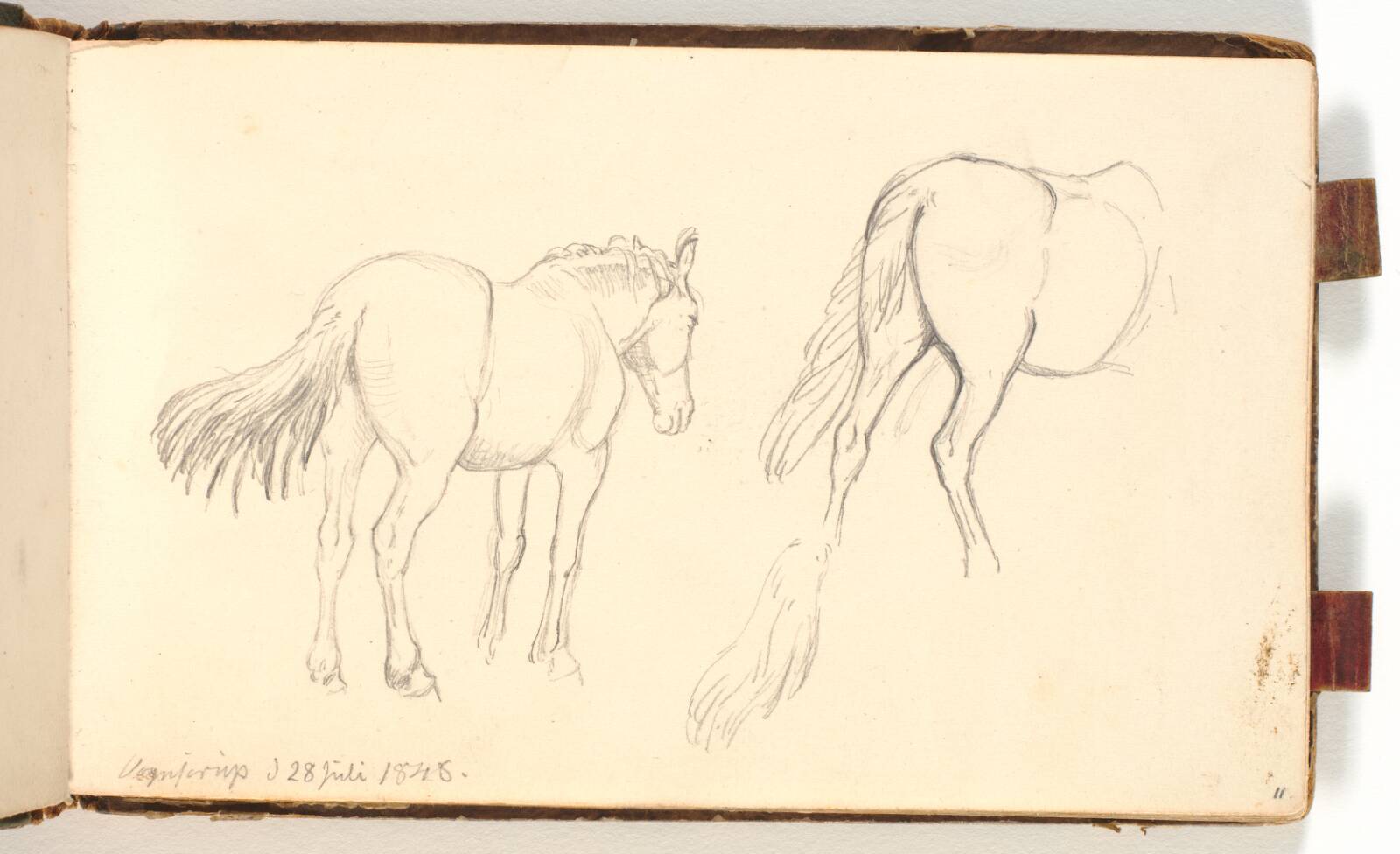 Hestestudier, P.C. Skovgaard, 1848