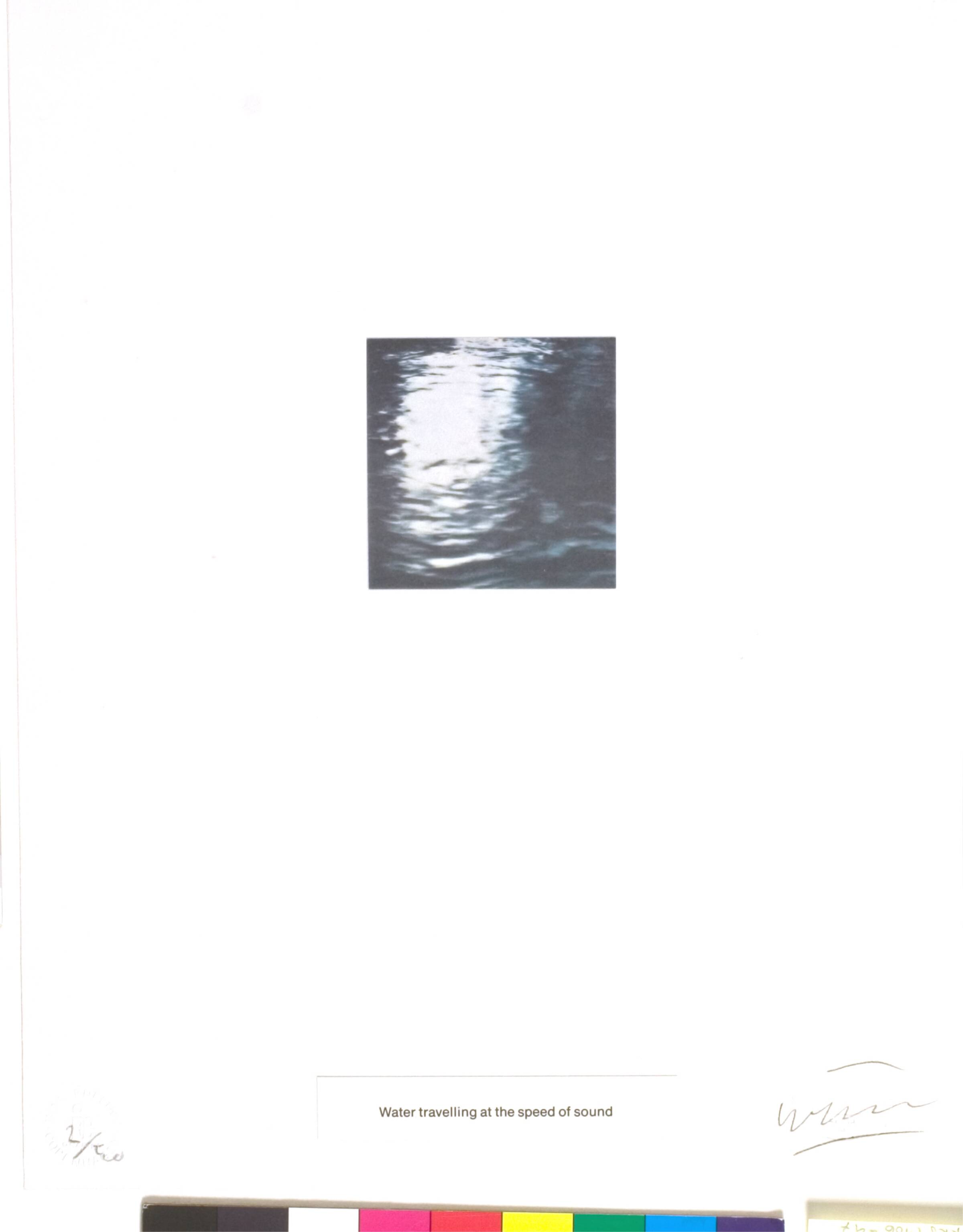 "Water travelling at the speed of sound", Troels Wörsel, 1972-1975