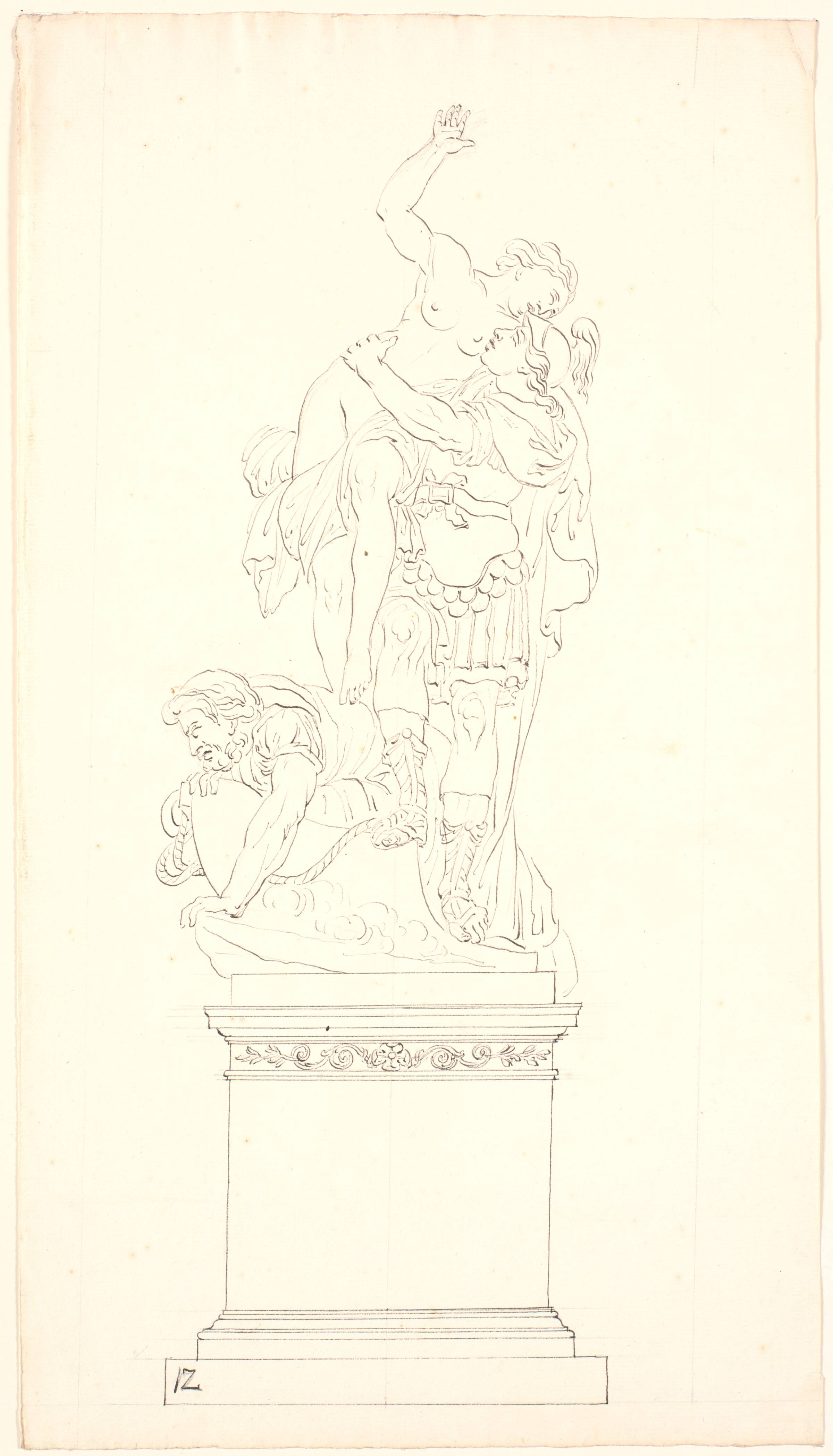 Skulpturudkast, Johannes Wiedewelt, 1731-1802