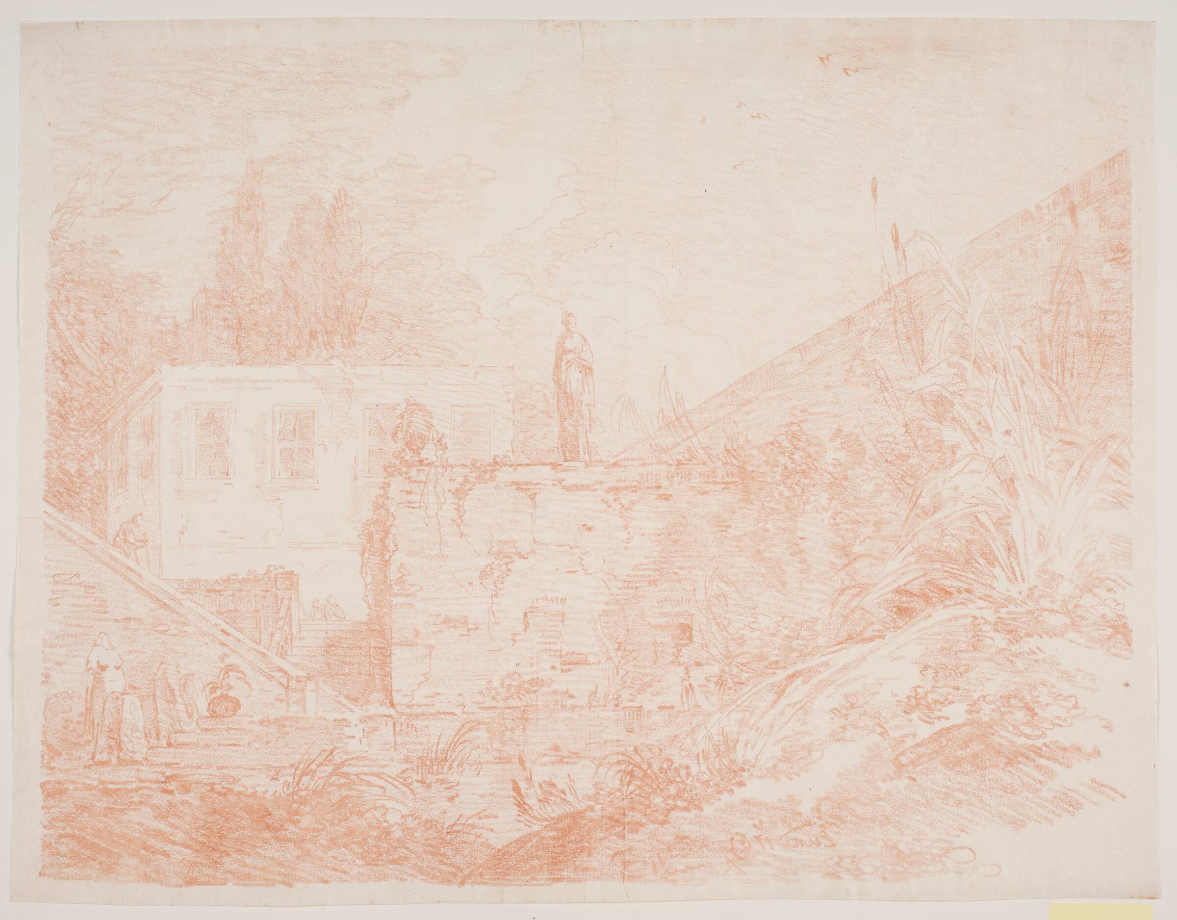 Italiensk fantasilandskab, Jens Petersen Lund, 1763