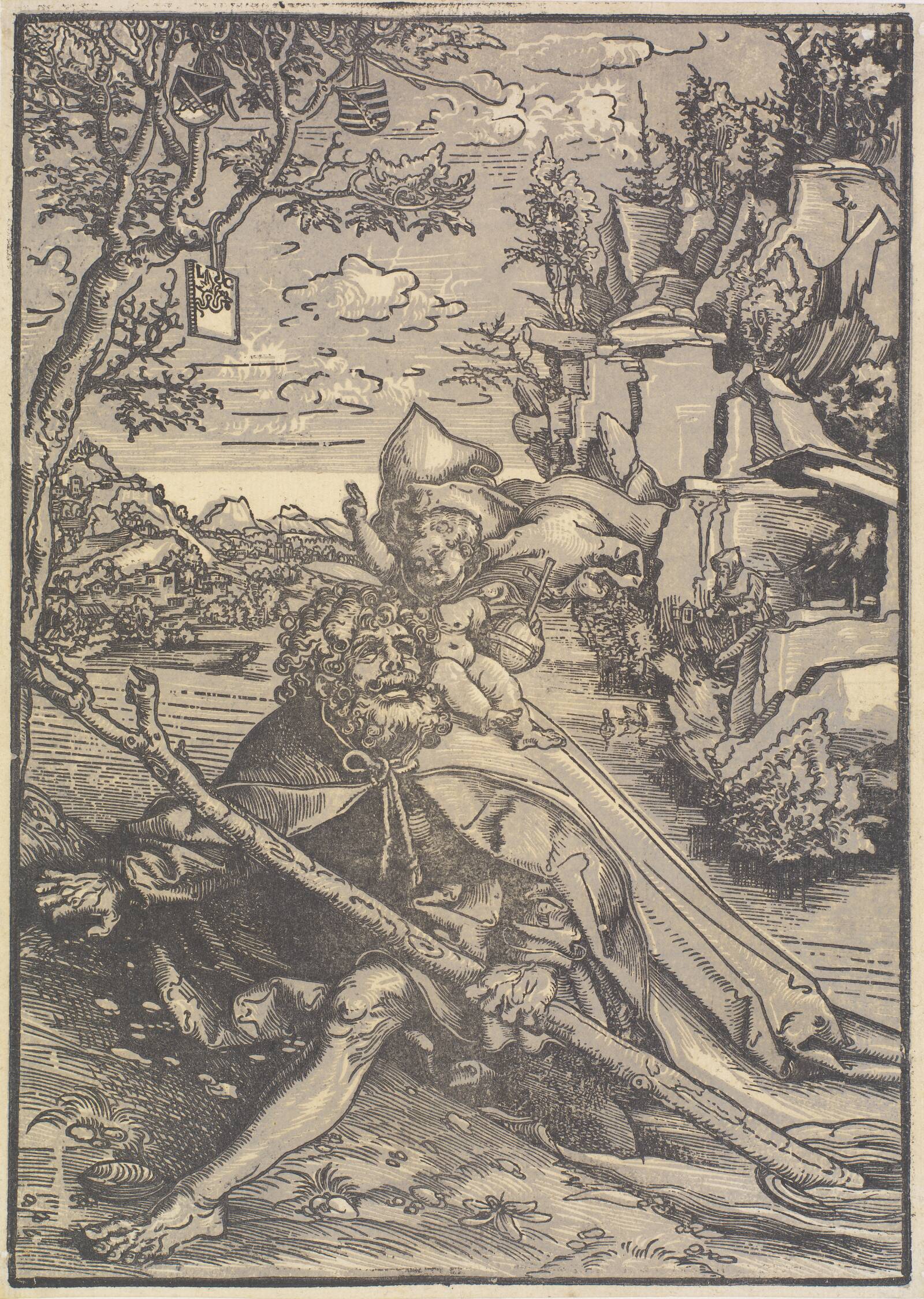 Den hellige Kristoffer, Lucas Cranach, 1506-1553