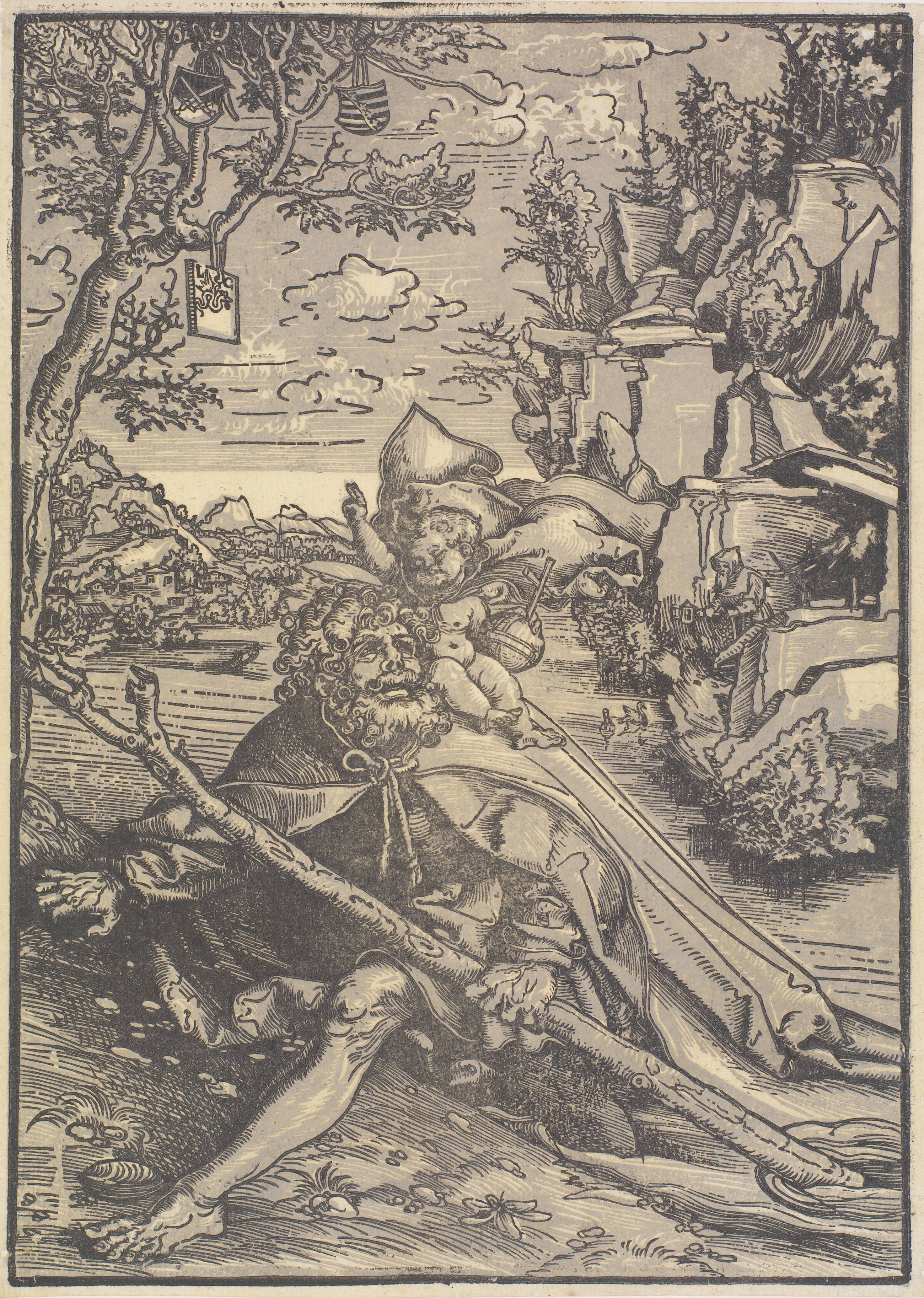Den hellige Kristoffer, Lucas Cranach, 1506-1553