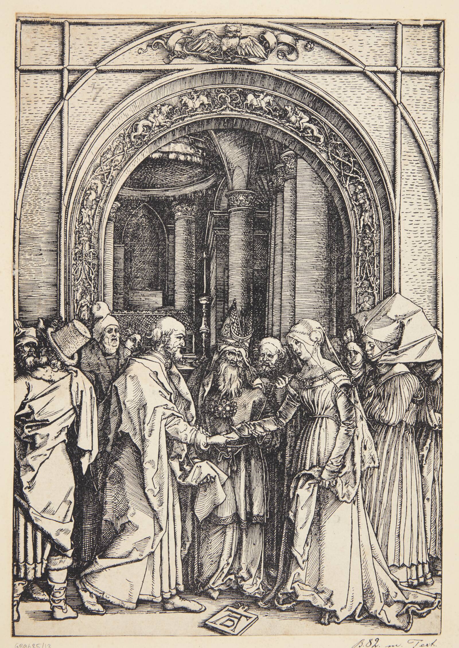Jomfru Maria's forlovelse, Albrecht Dürer, 1502-1505