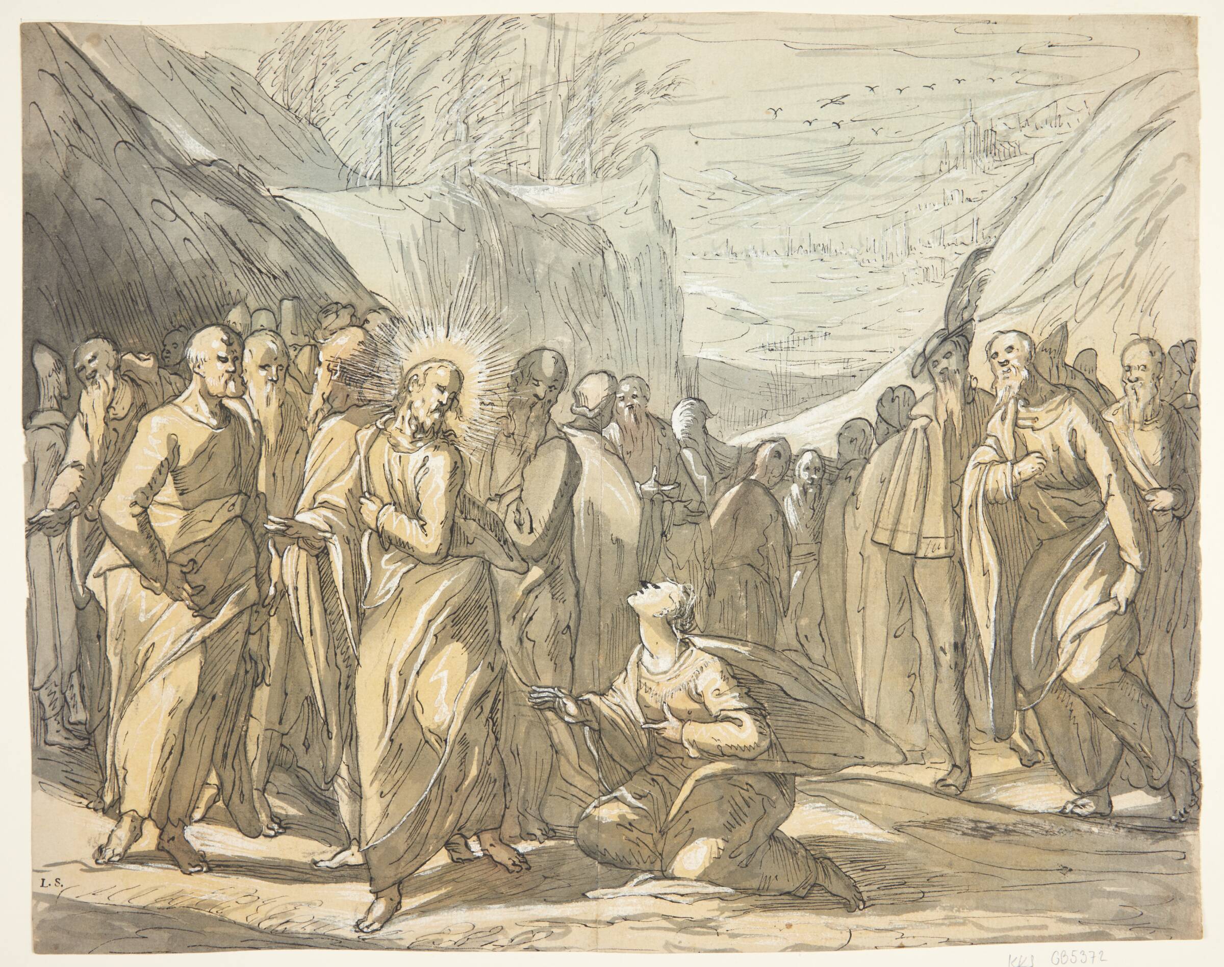 Kristus og den kanæiske kvinde., Hermann Weyer, 1596-1630