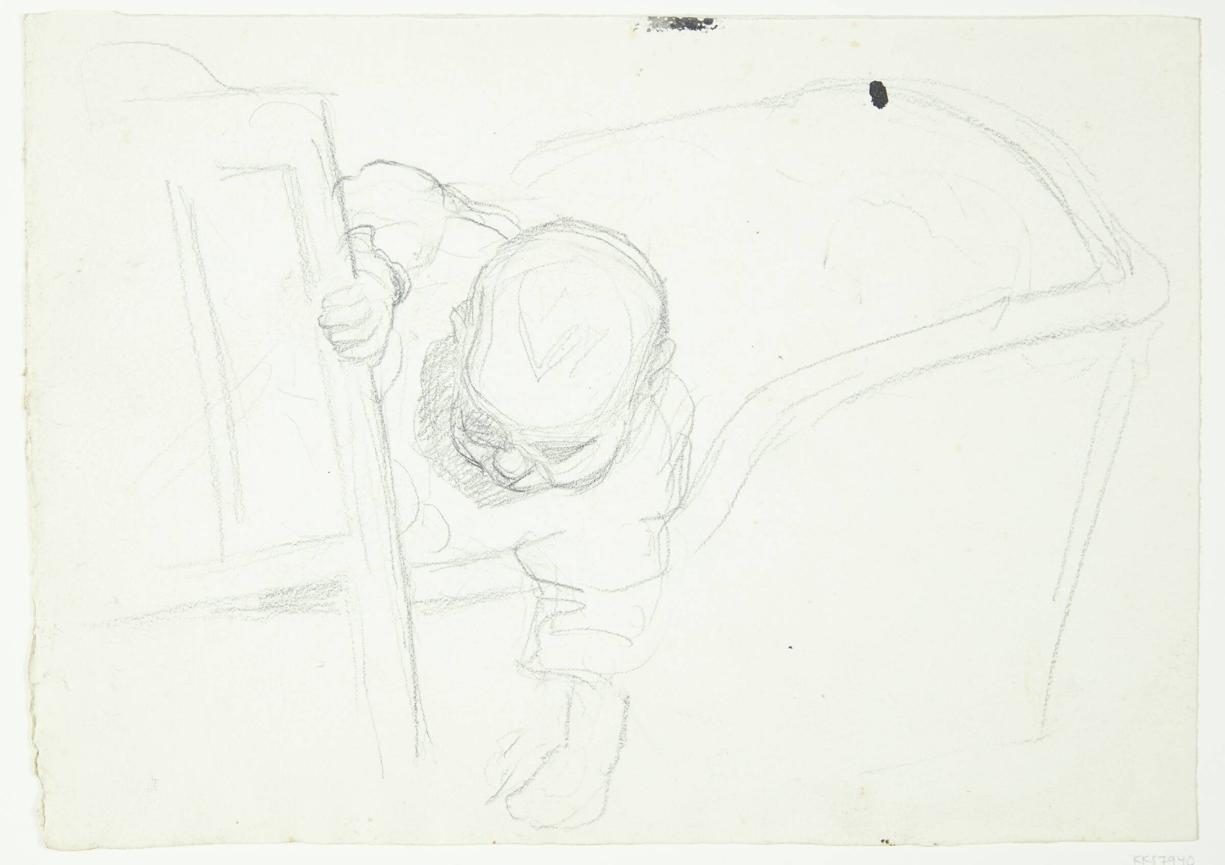 Barn i vugge, Peter Hansen, 1868-1928